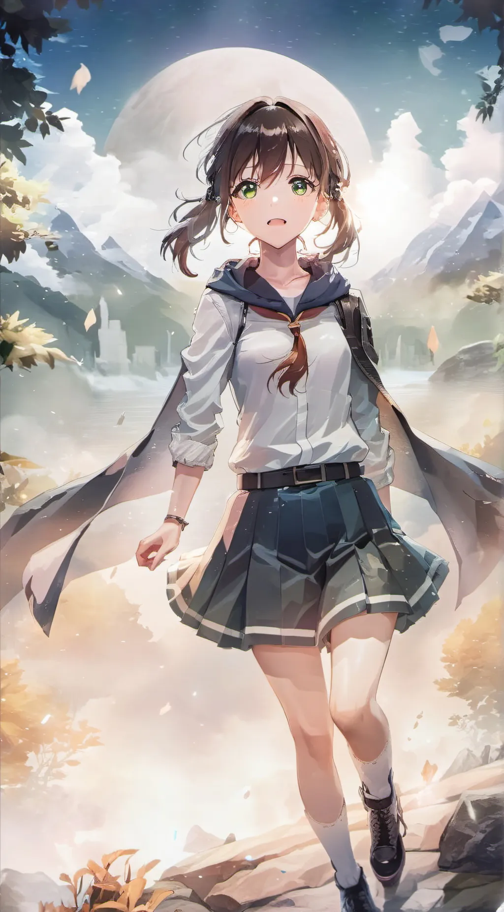 ai character: Anime finder background