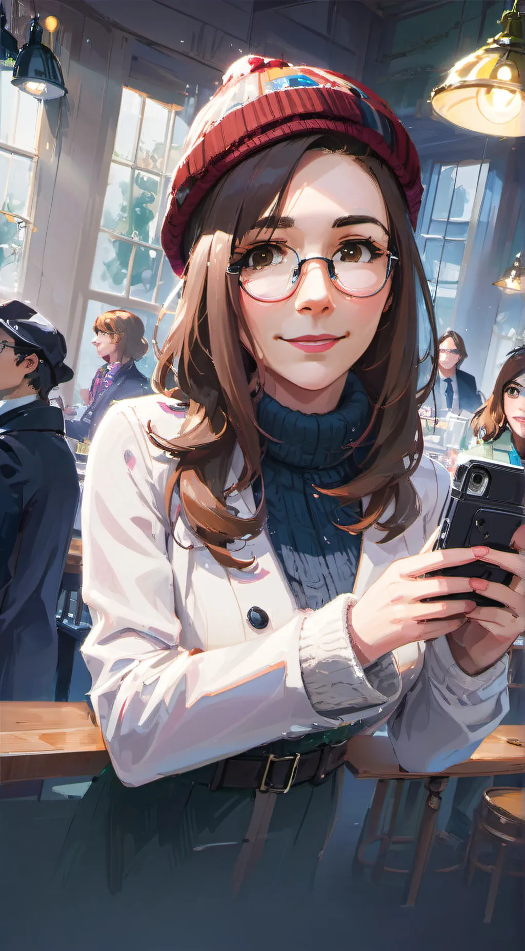 ai character: Victoria background