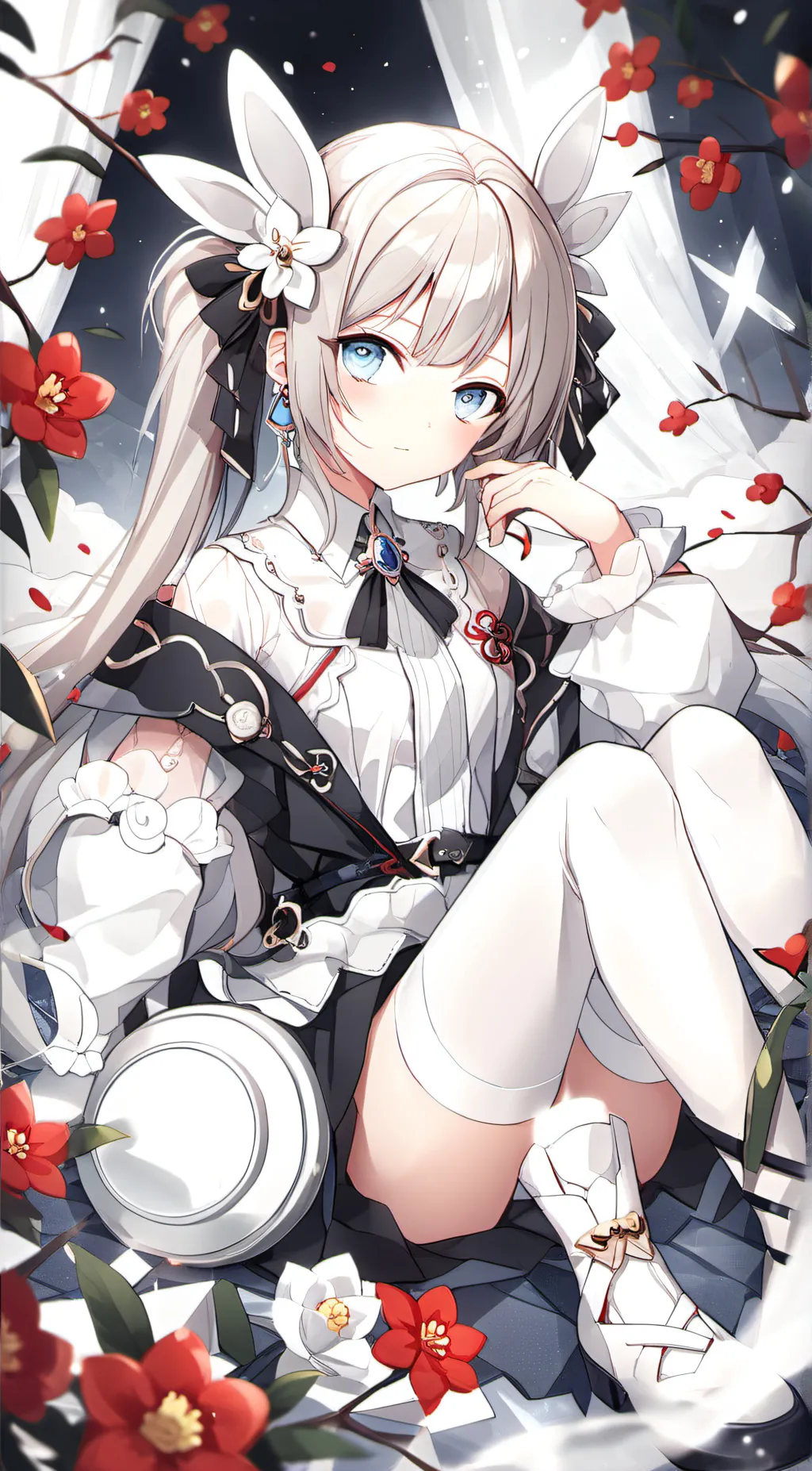 ai character: Amy, kissing girl background