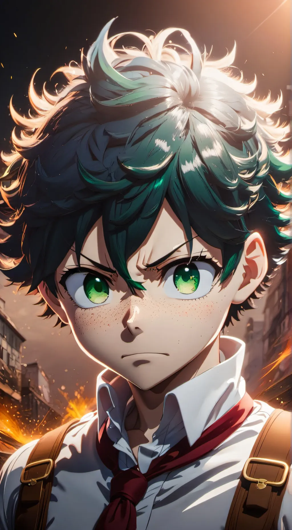 ai character: Deku background