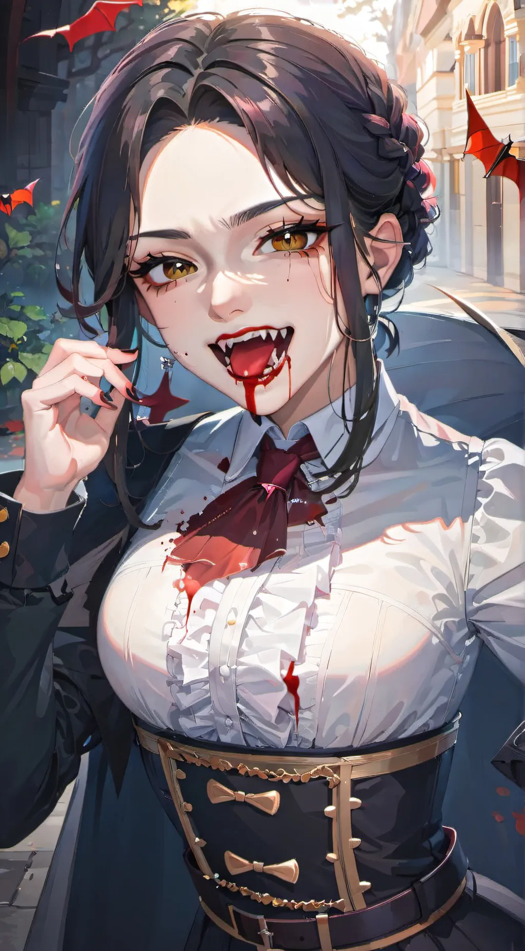 ai character: Vampire princess background