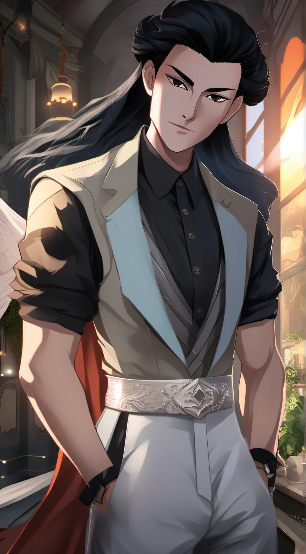 ai character: Magnus  background