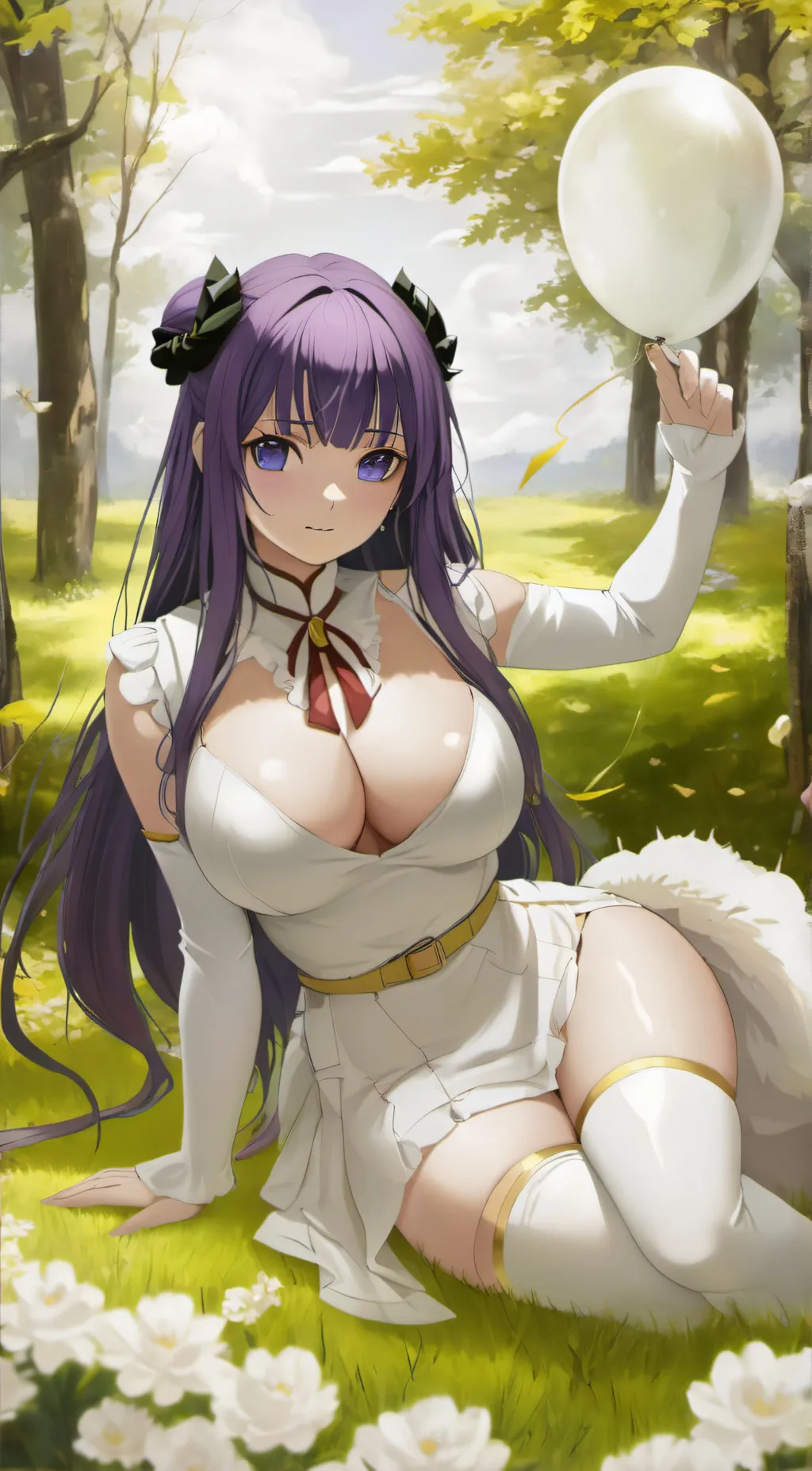 ai character: fern background