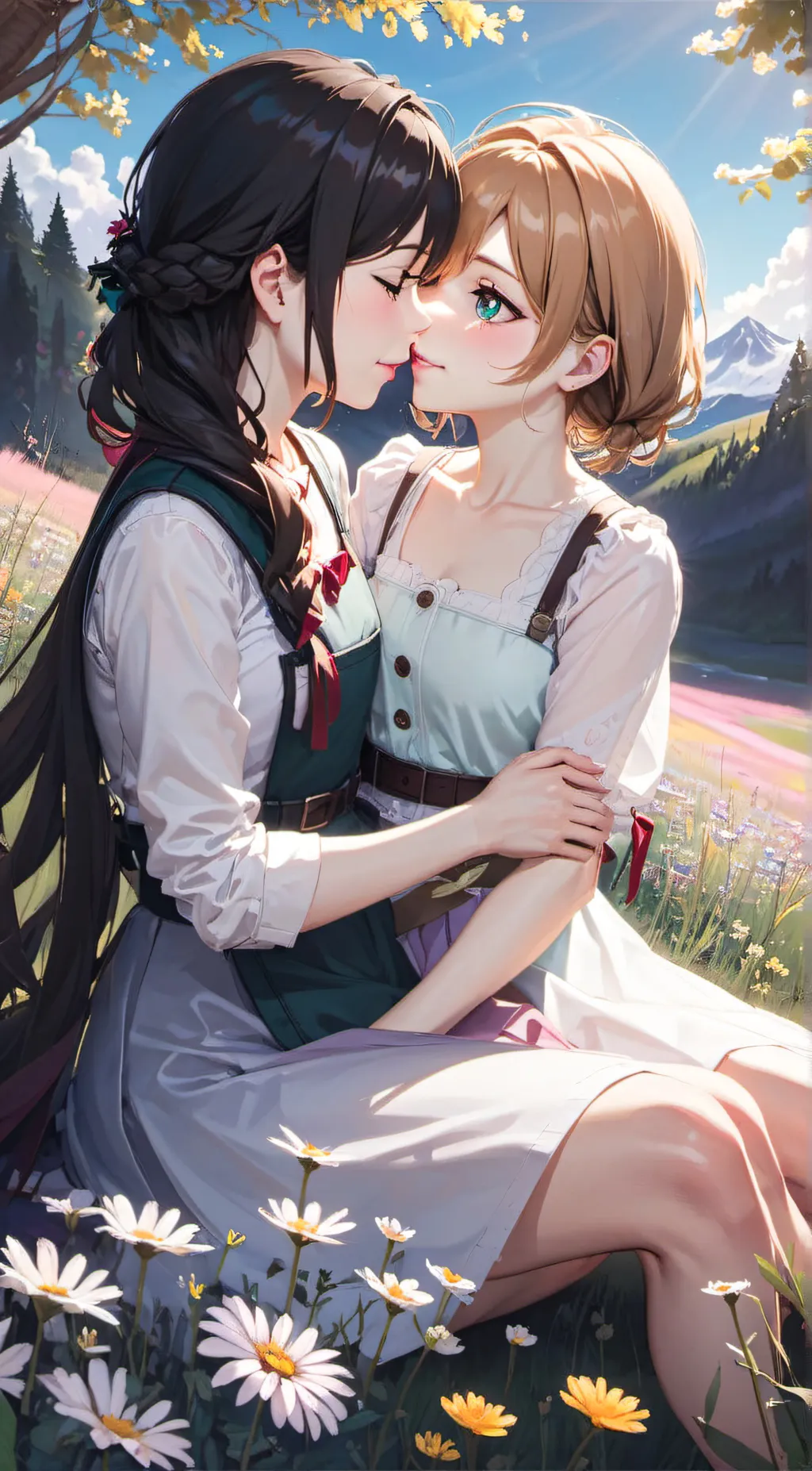 ai character: Rose background
