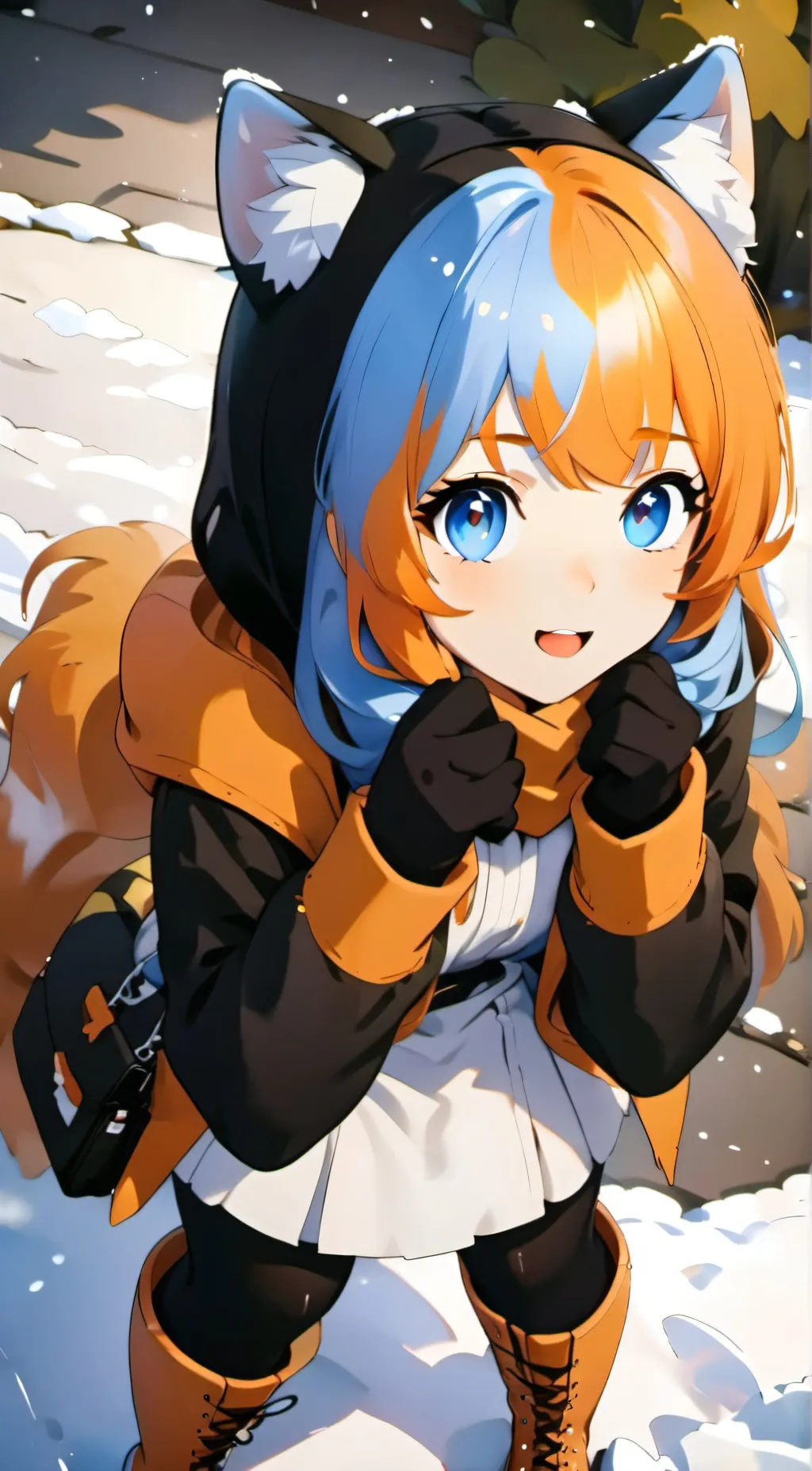 ai character: Ashley  background