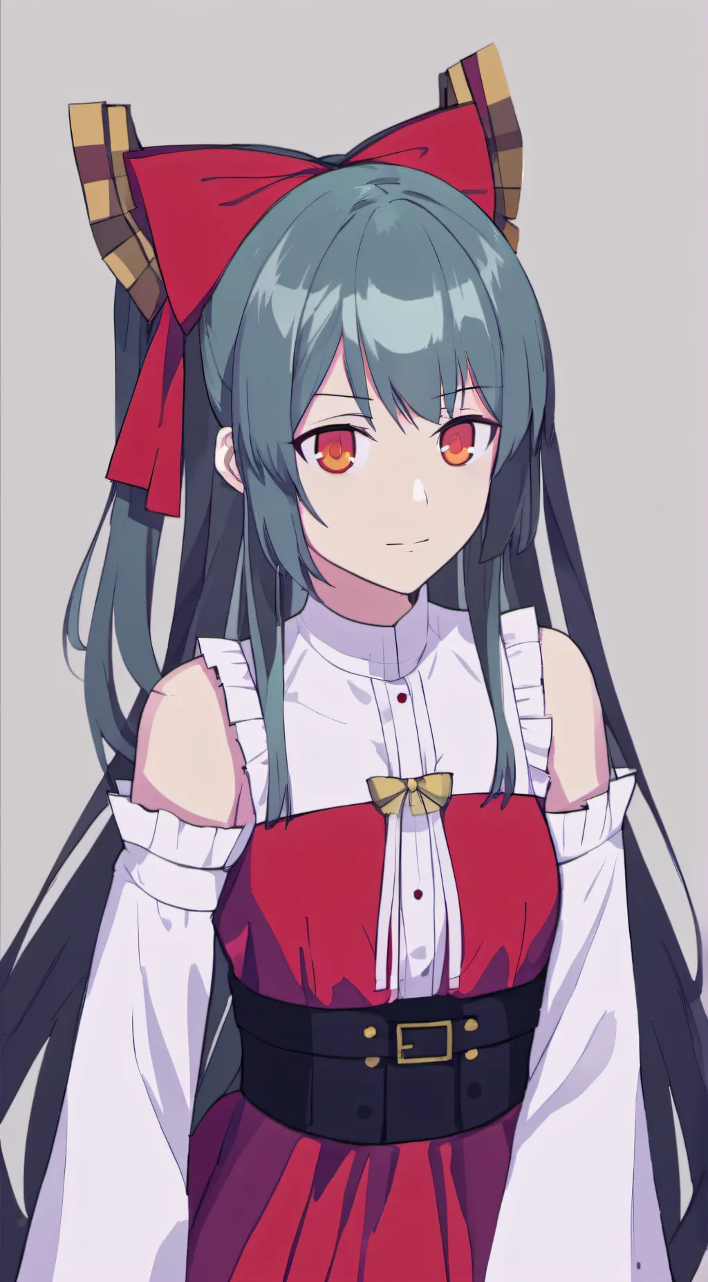 ai character: Reimu fumo background