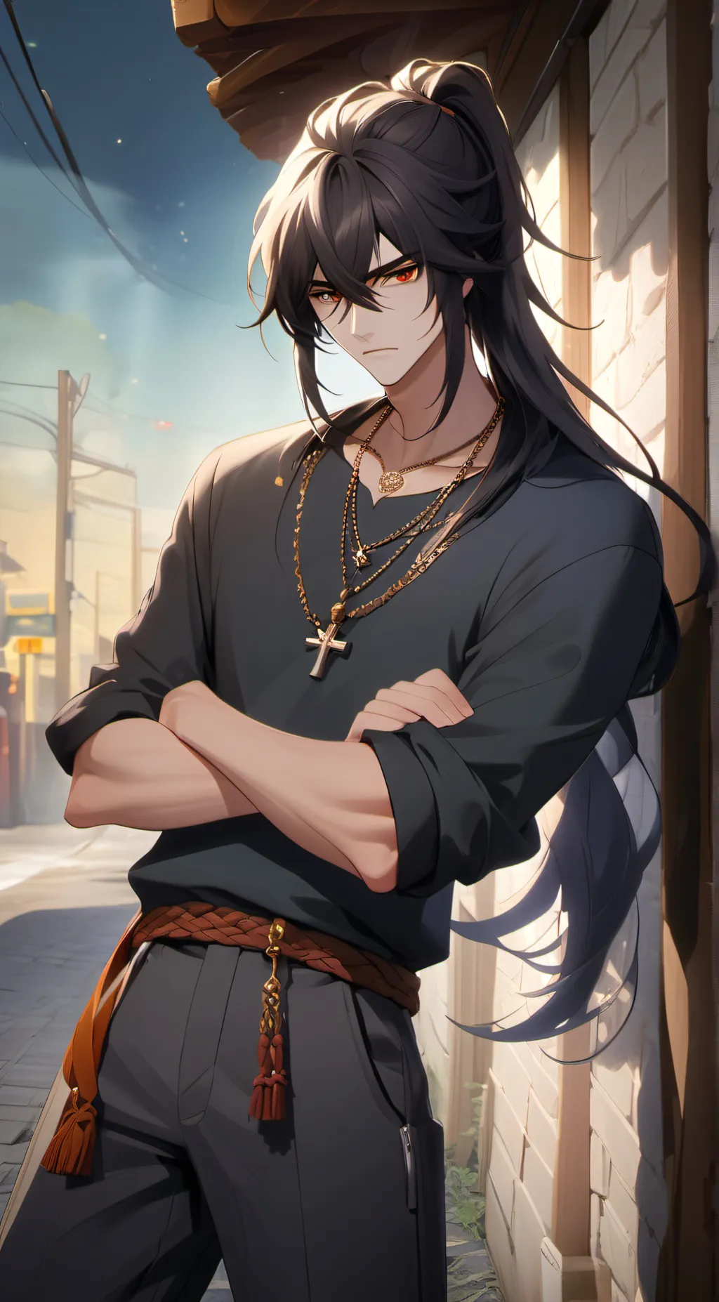 ai character: Sam  background