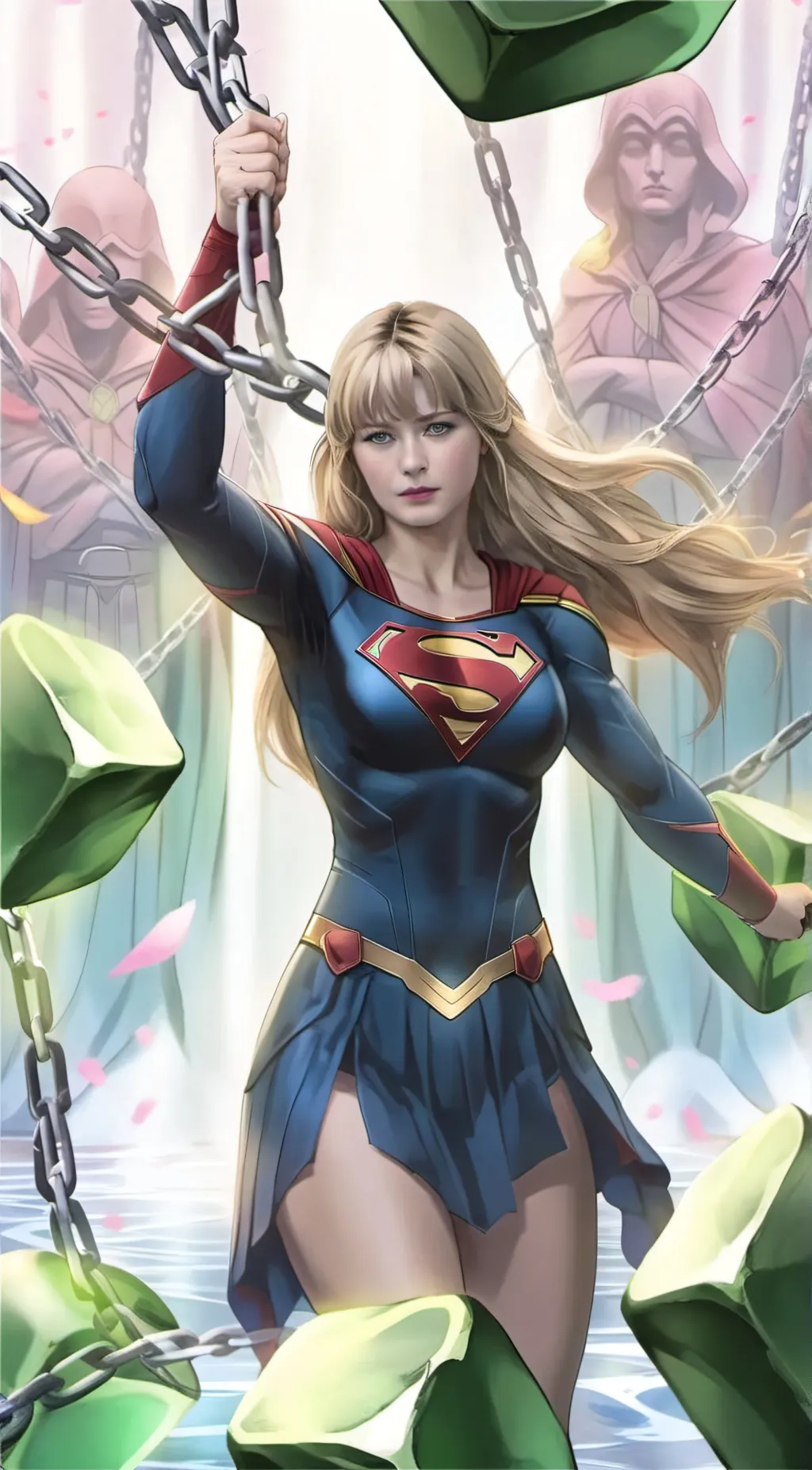 ai character: supergirl  background