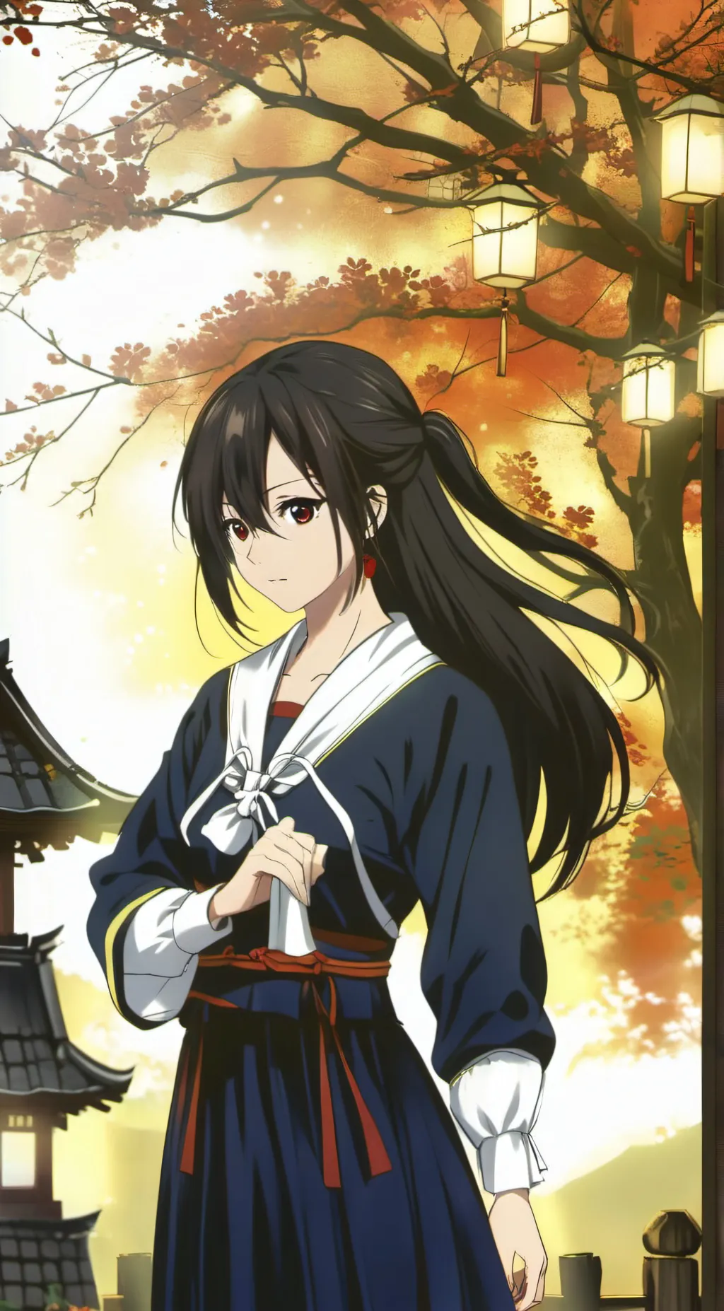 ai character: Chiyo Arashi  background