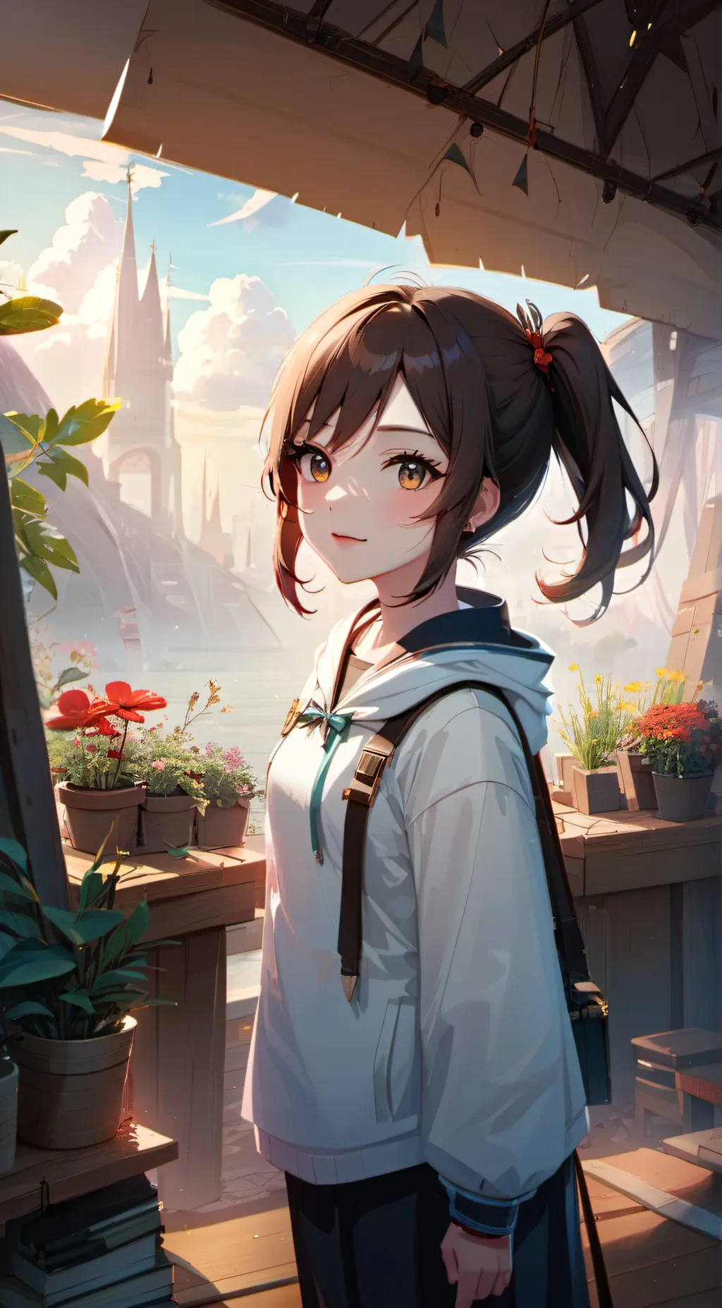 ai character: Cassy  background