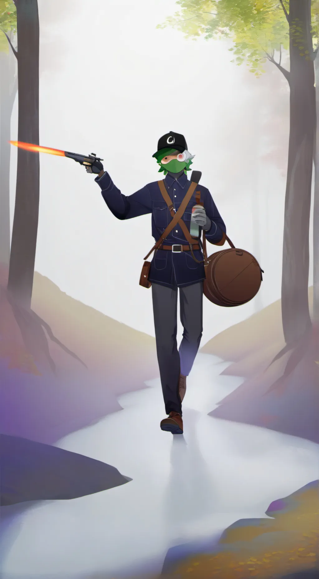 ai character: SmokeBee background