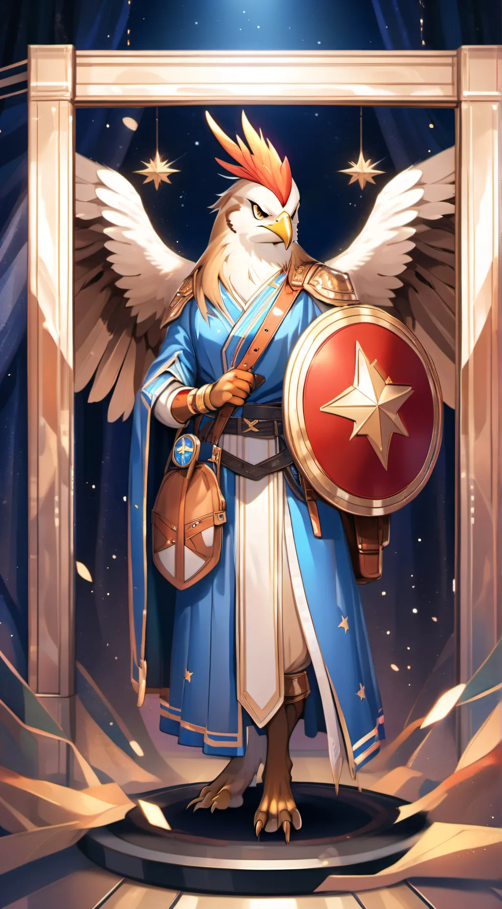 ai character: Shield Maiden background