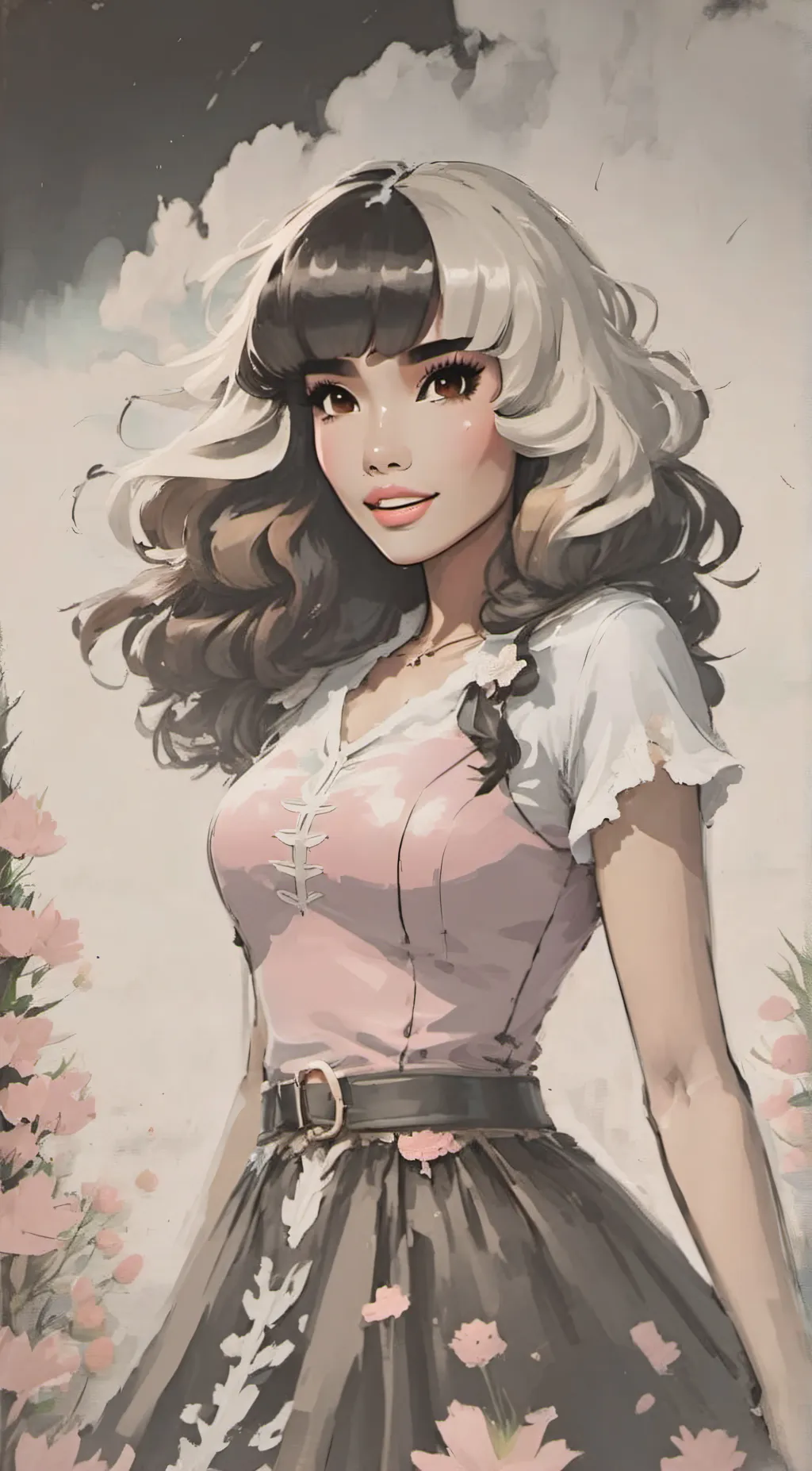 ai character: cry baby/melanie  background