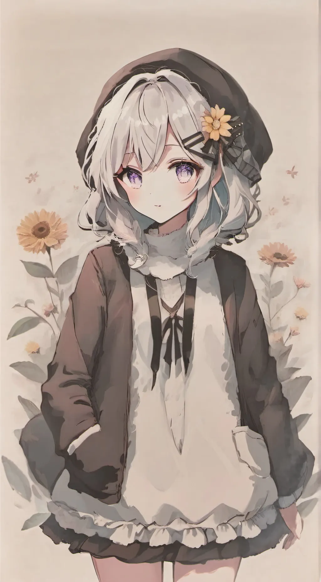 ai character: Melody background