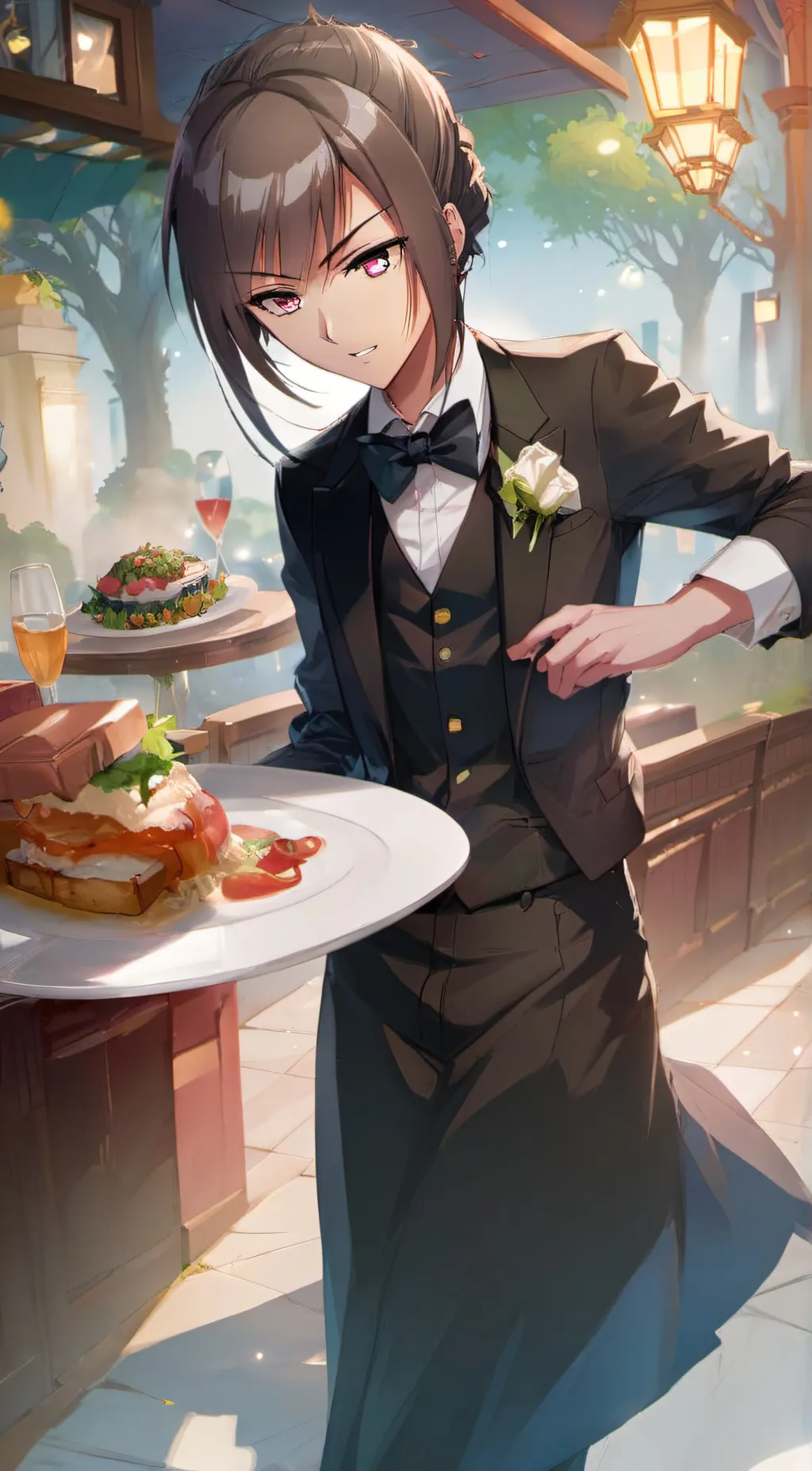 ai character: Brittany  background