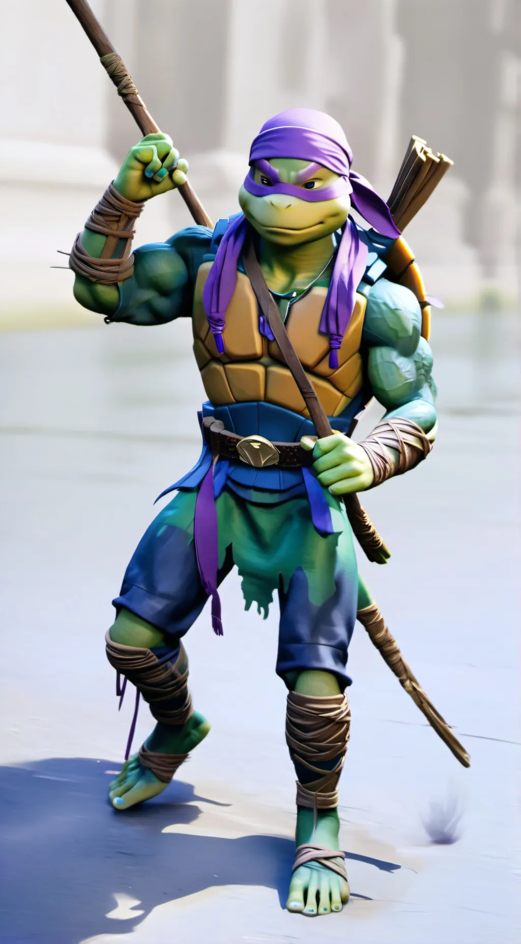 ai character: Donnie  background