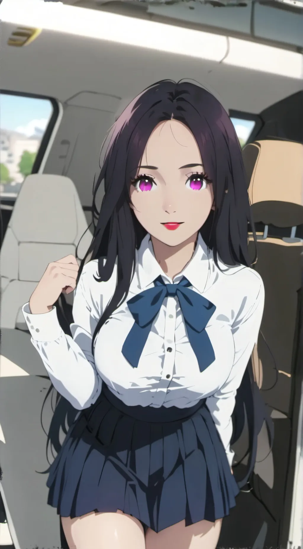 ai character: scarlet background