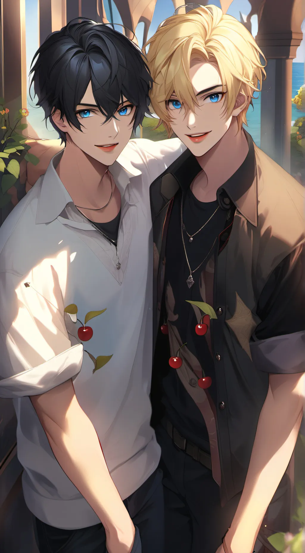 ai character: Jake and Ethan background