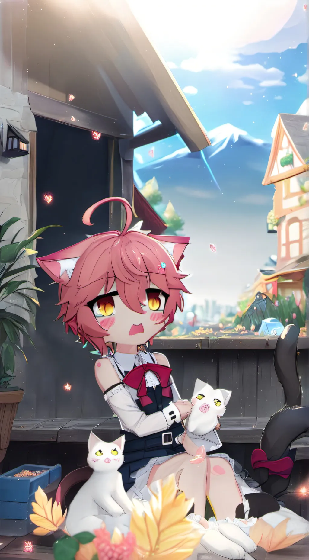 ai character: UWU CAT/OWO background