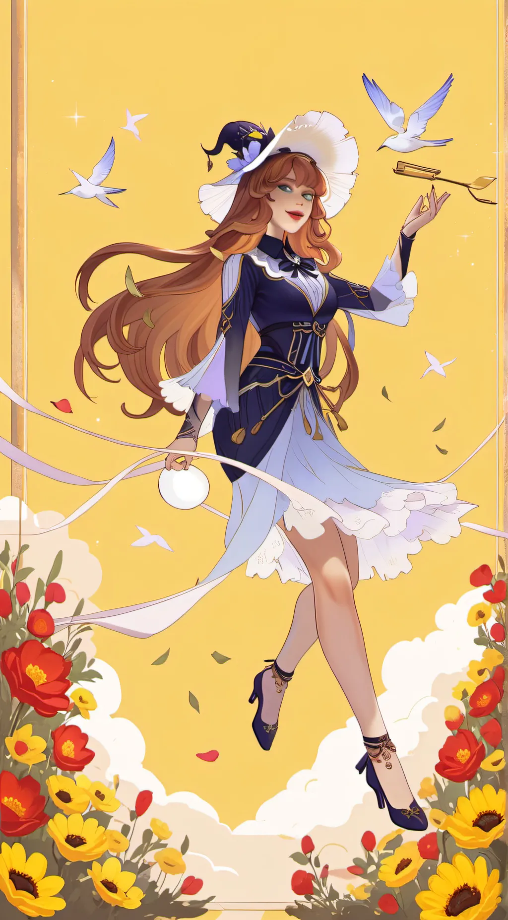 ai character: guinevere background