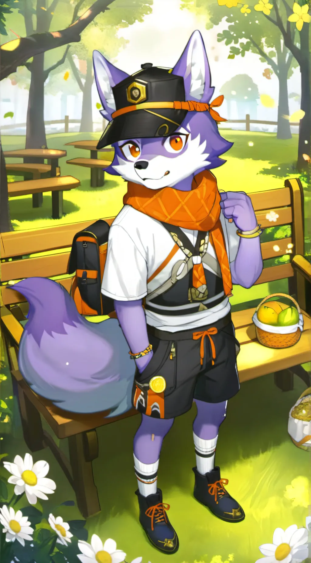 ai character: Kedamono background