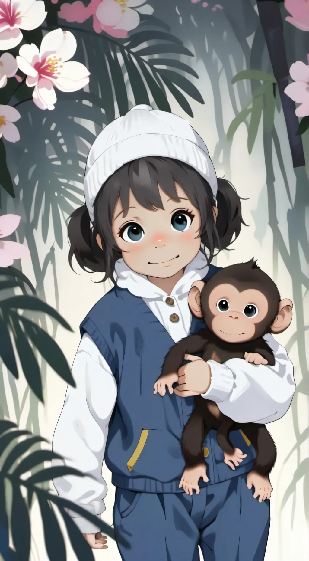 ai character: Emrald background