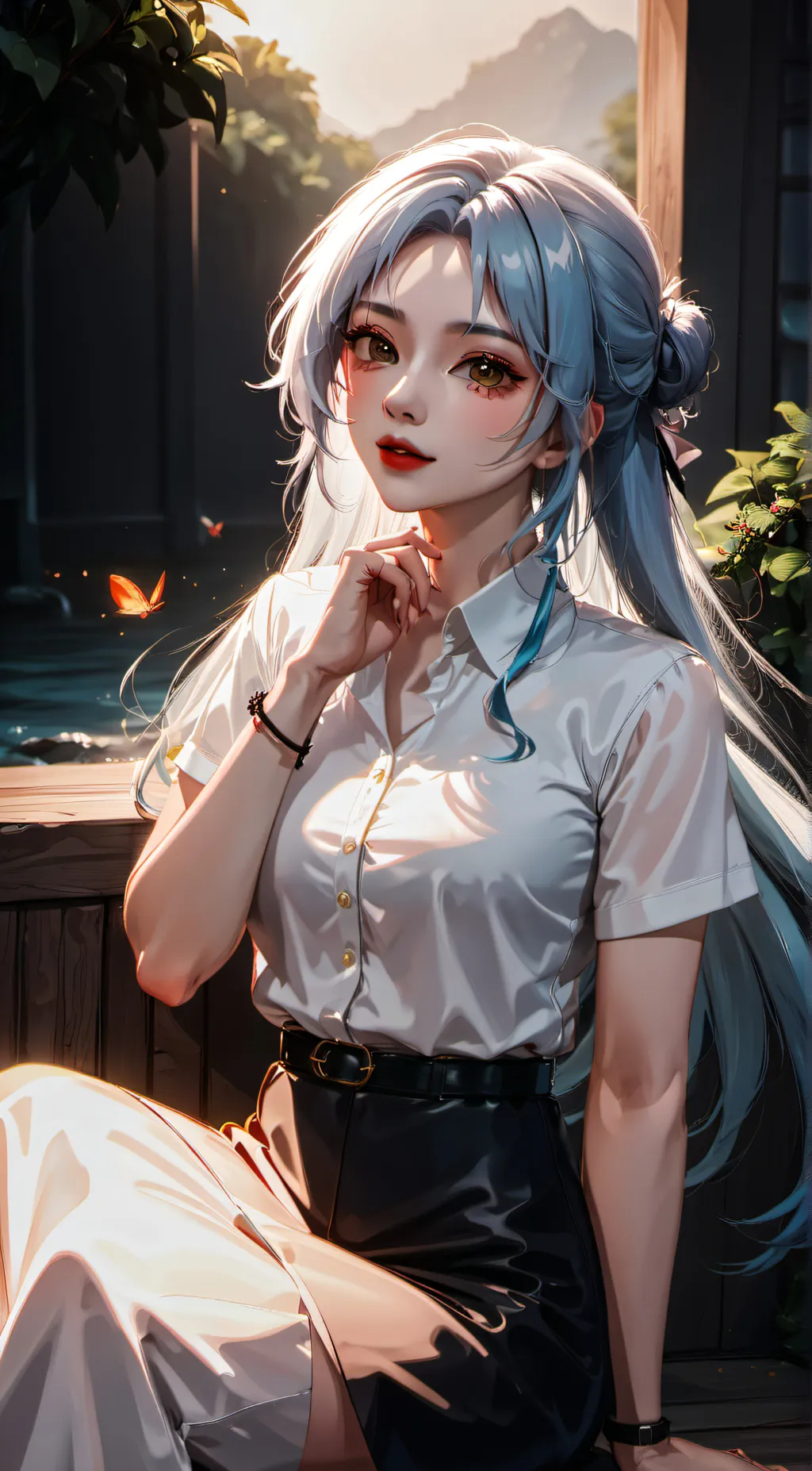 ai character: kate background