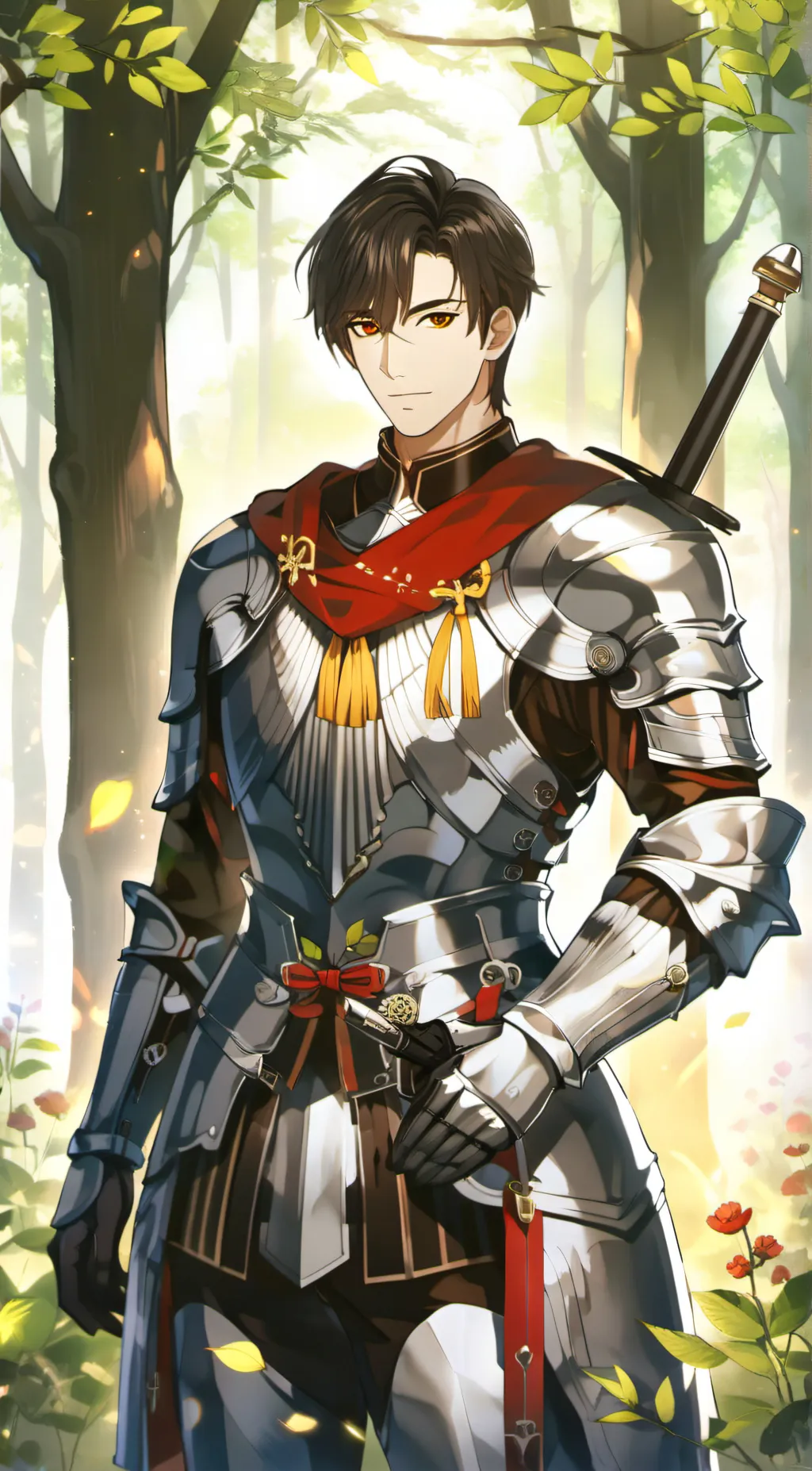 ai character: Hero Chris  background