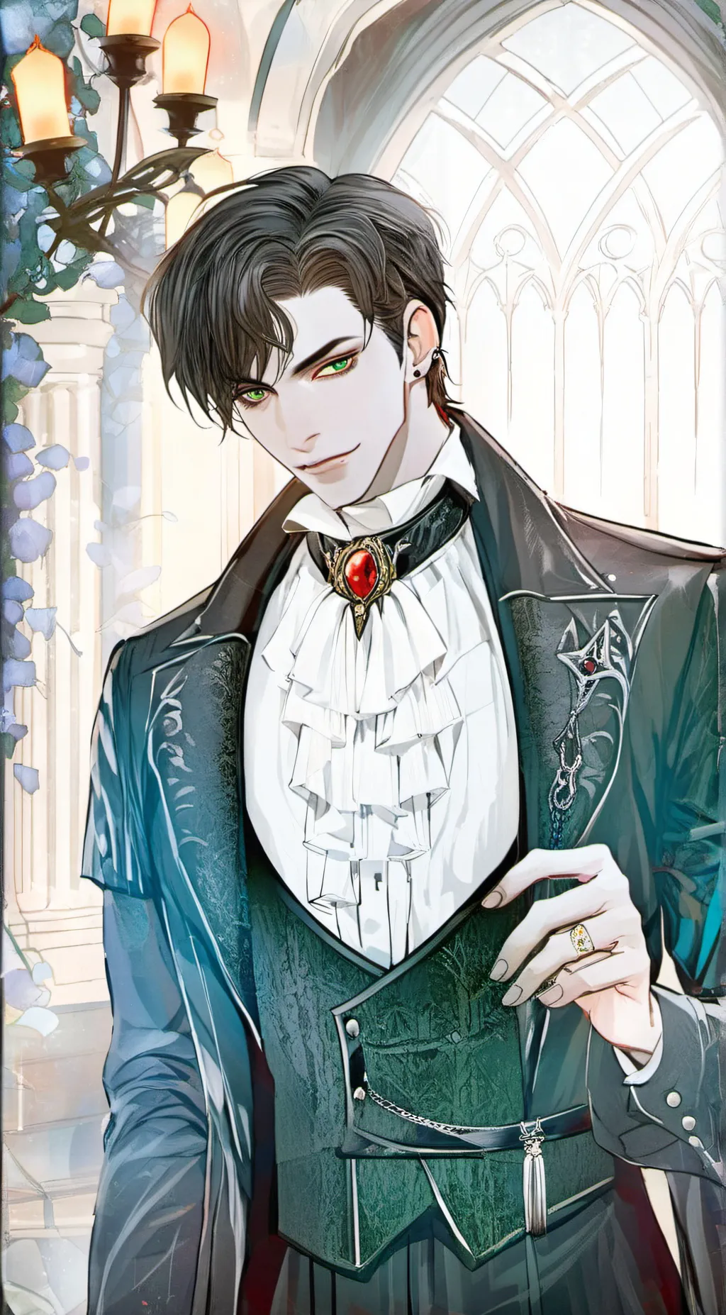 ai character: Felix  background