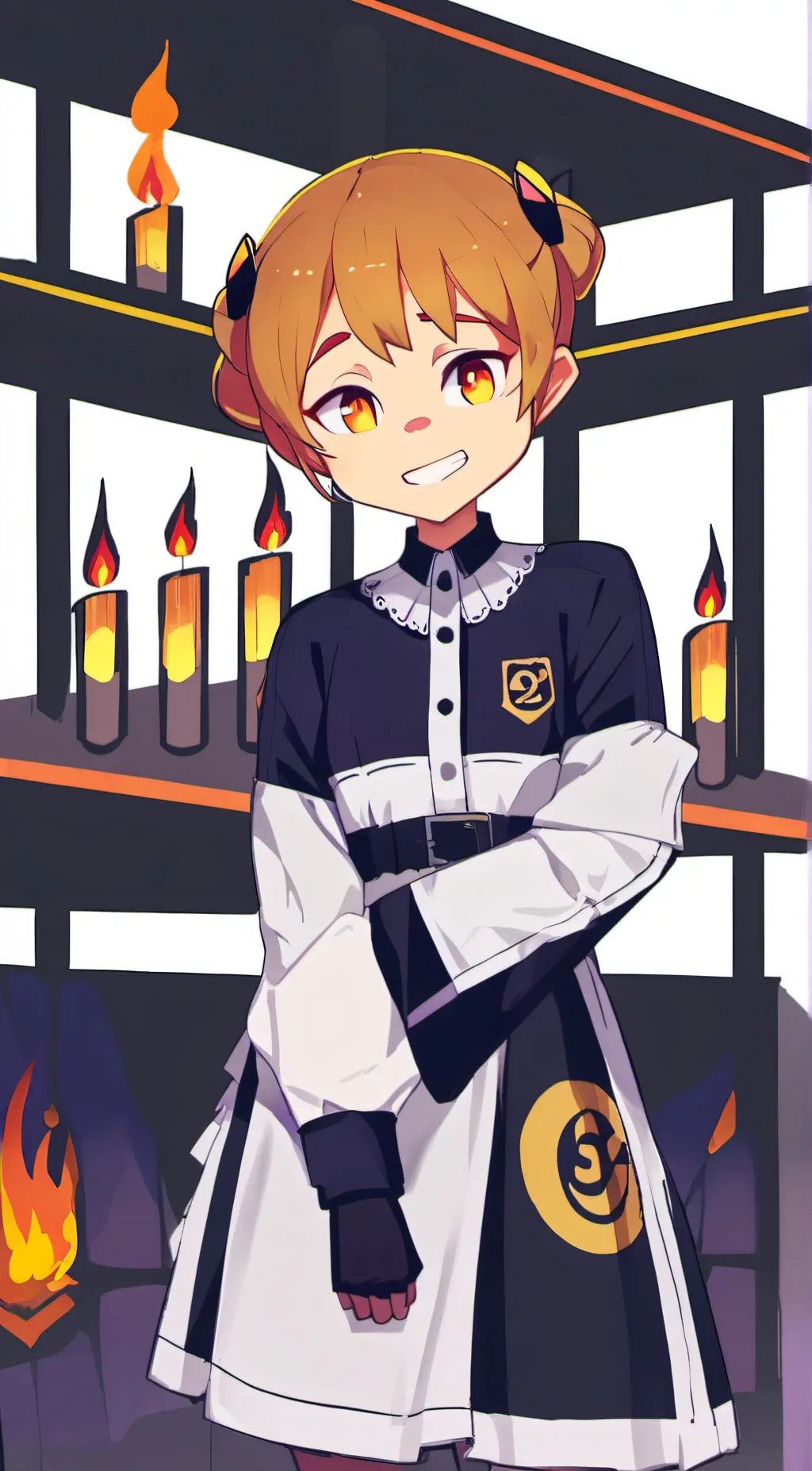 ai character: ember lumen background