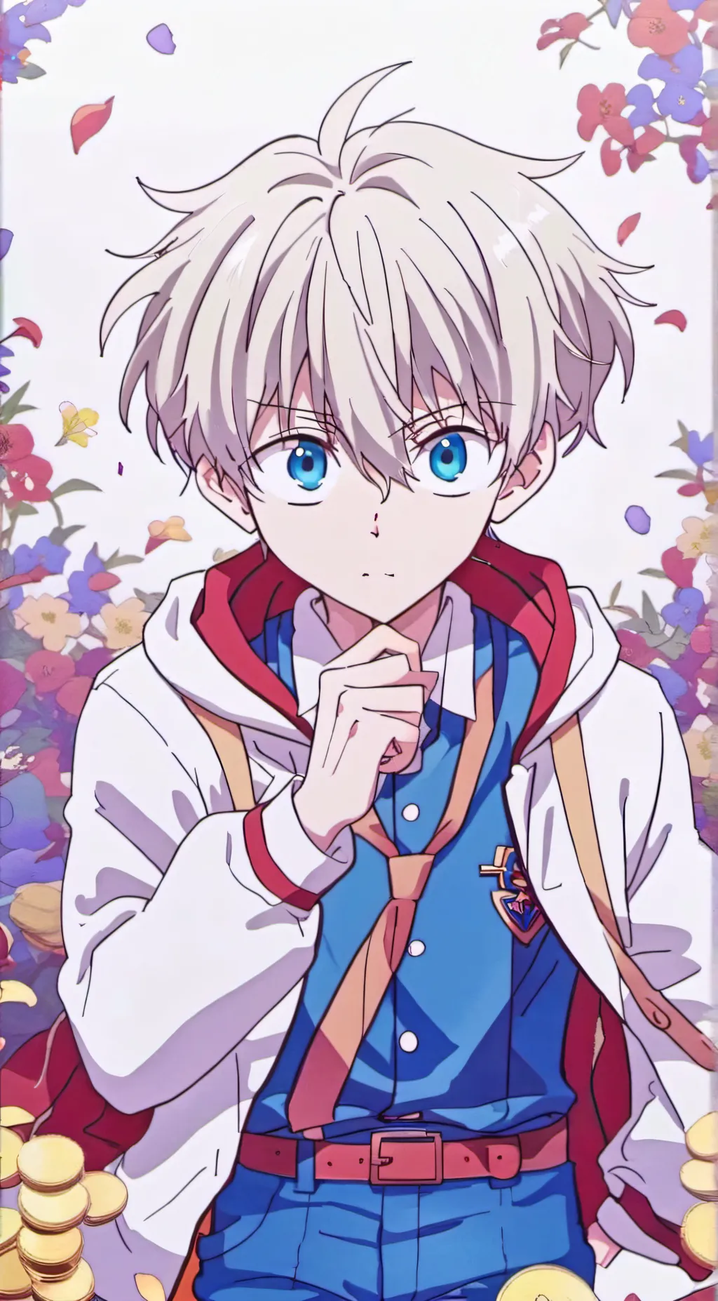 ai character: Killua Zoldyck  background
