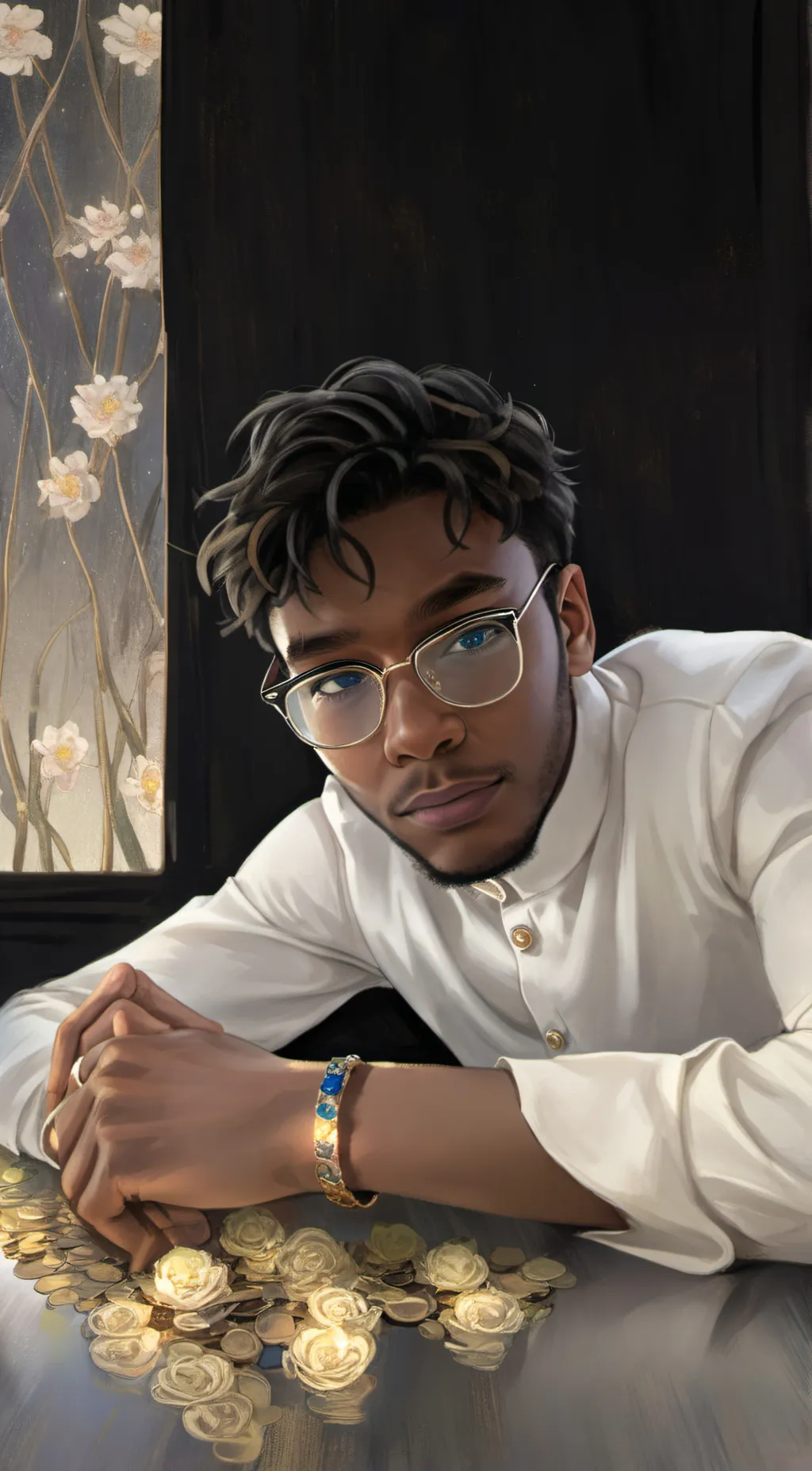 ai character: Ayo background