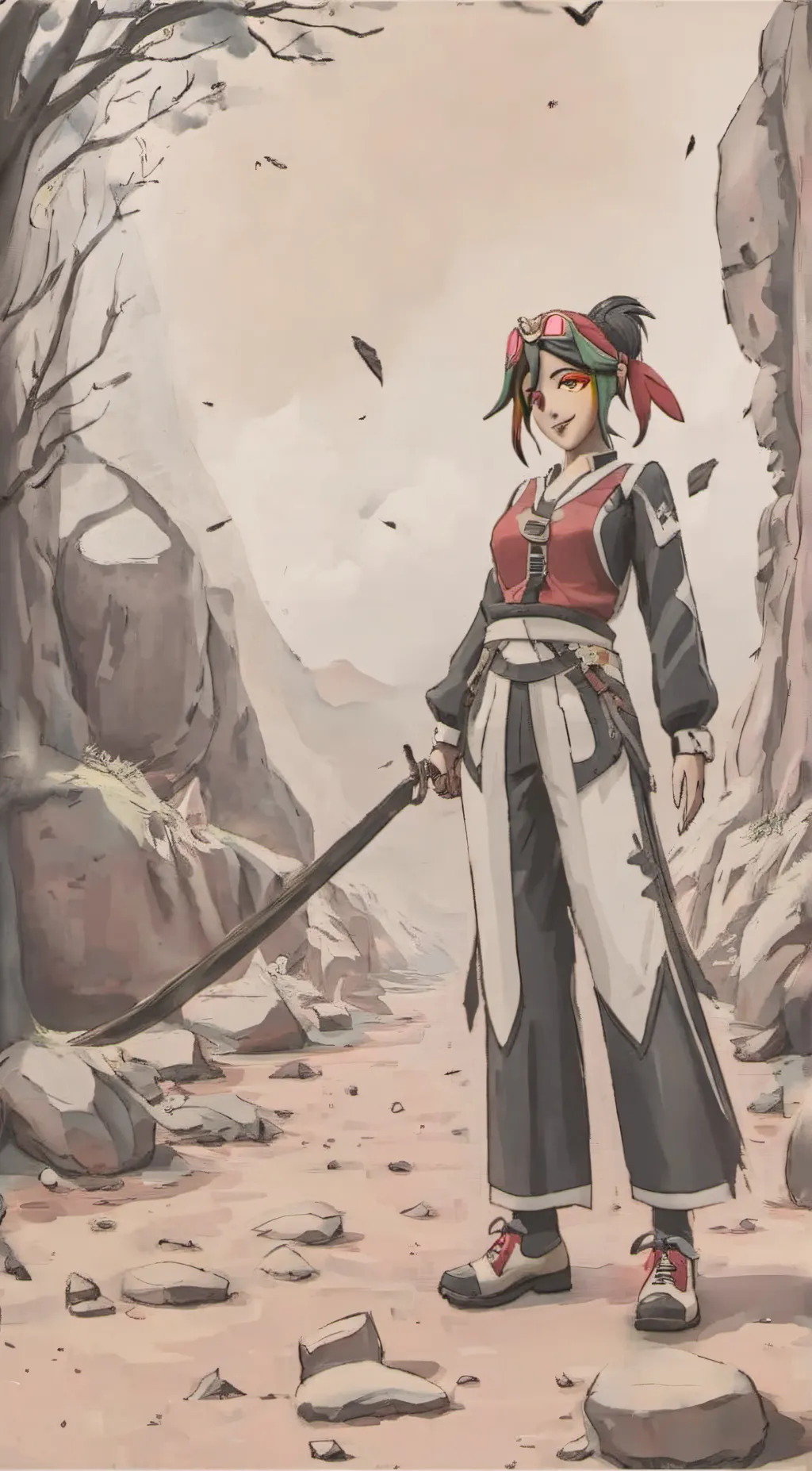 ai character: skin for simp background