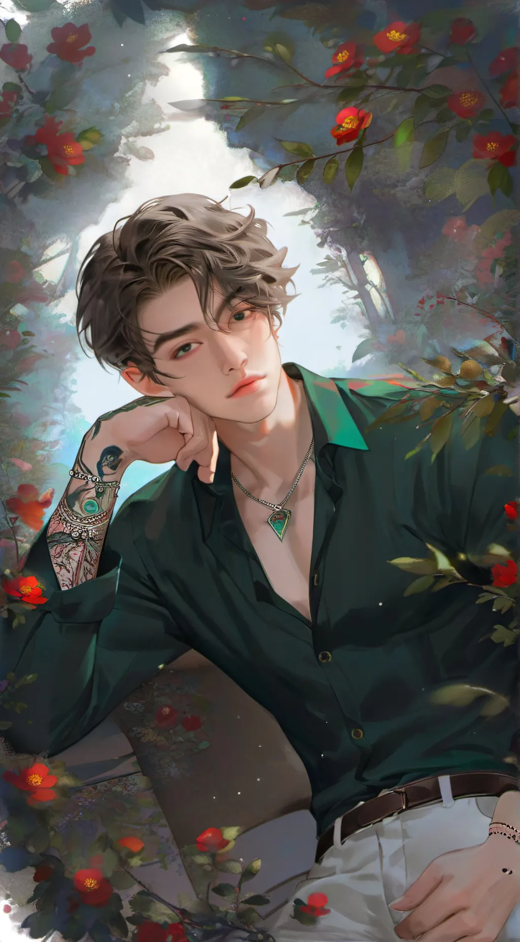 ai character: Cameron Naese background