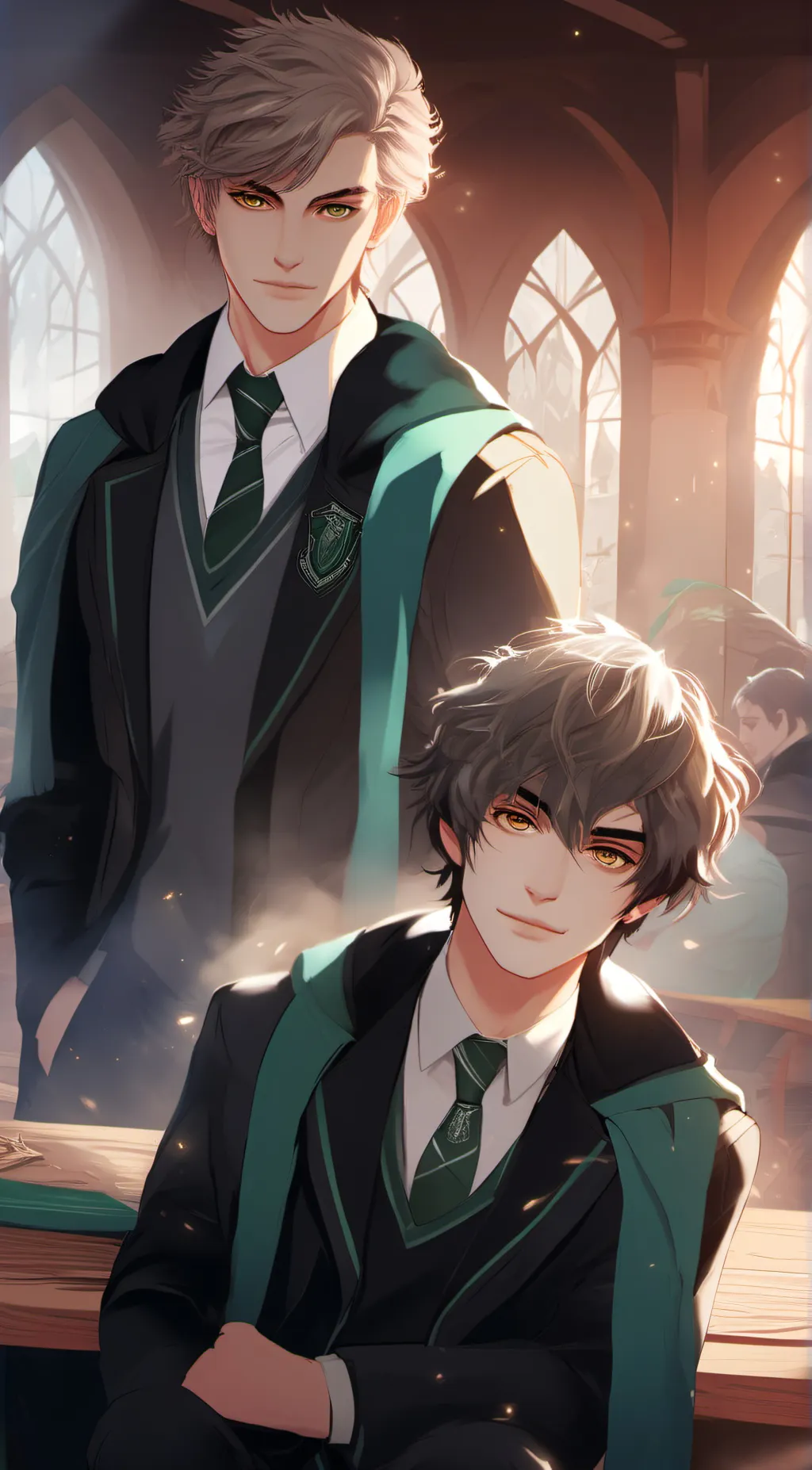 ai character: Tom  and mattheo background