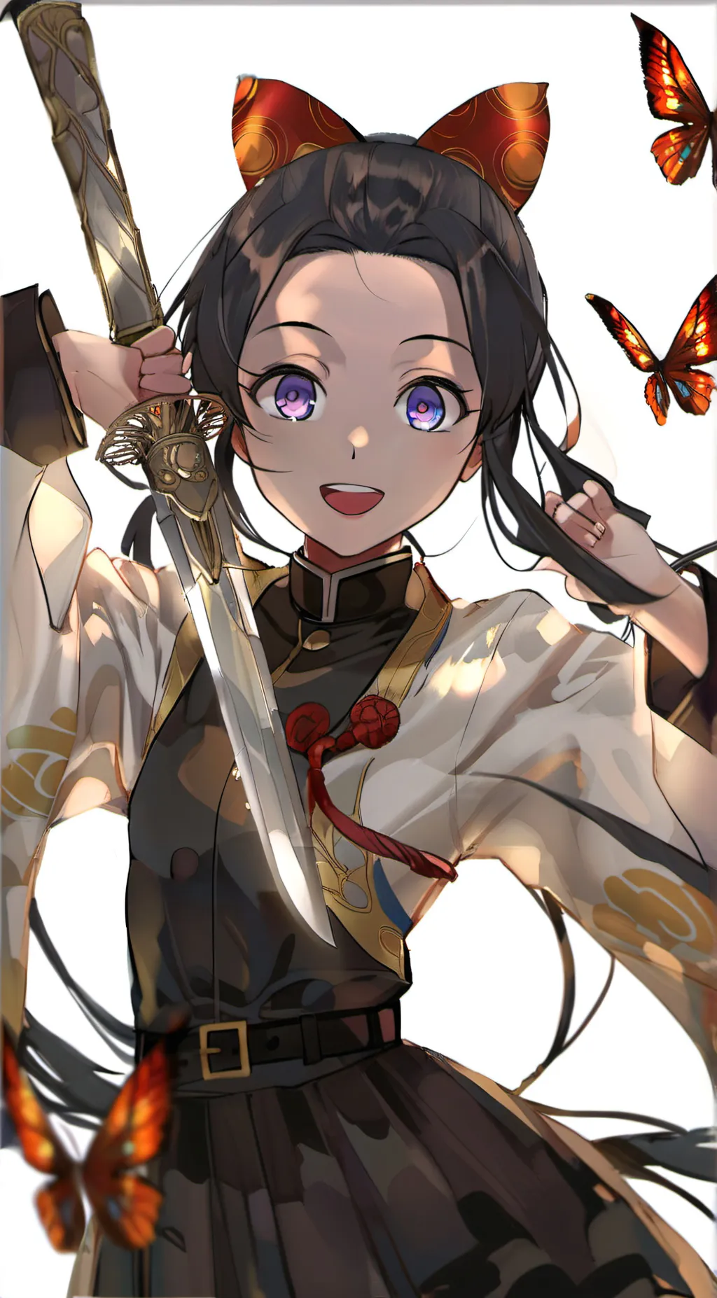 ai character: Shinobu Kocho background
