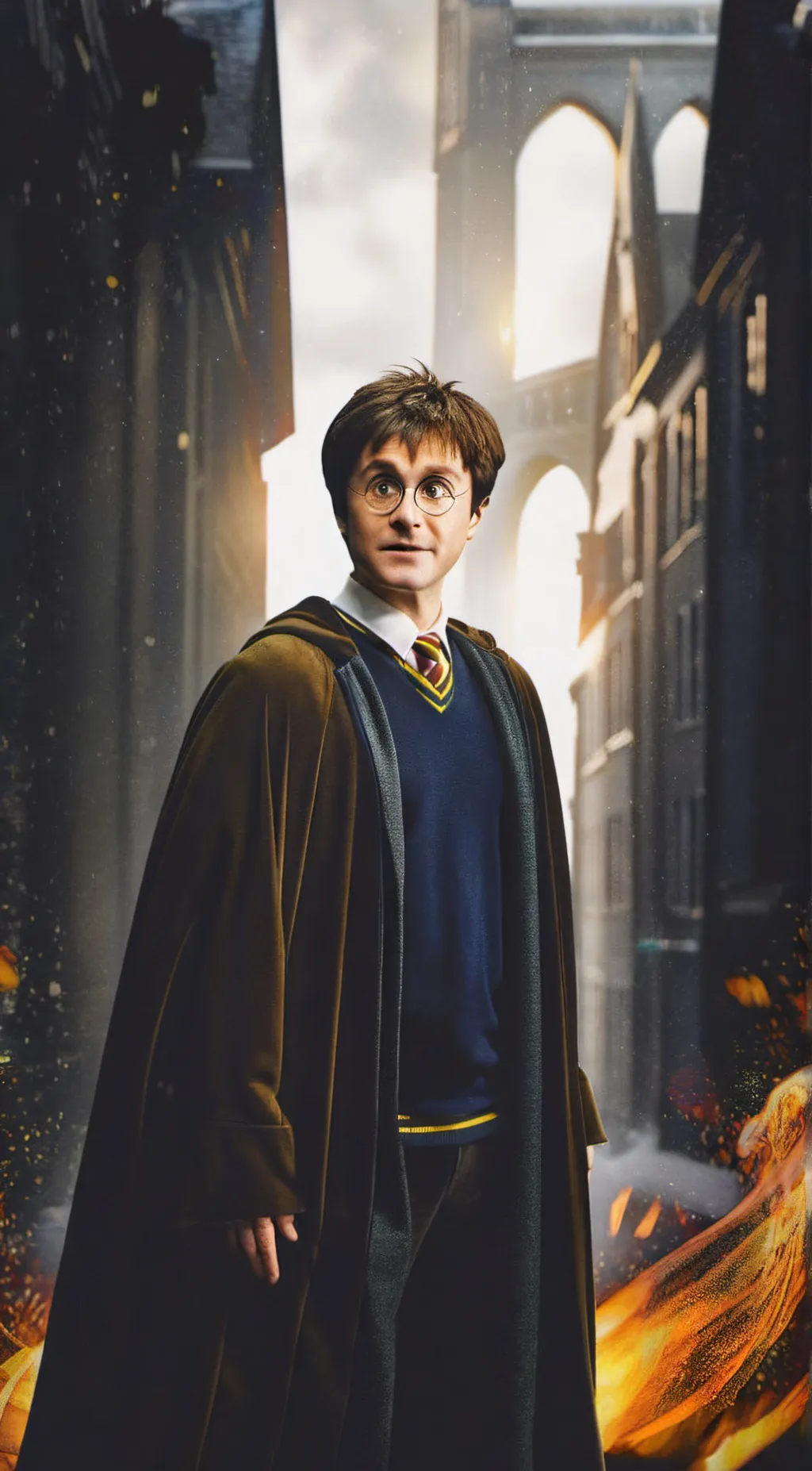ai character: Cursed child  background