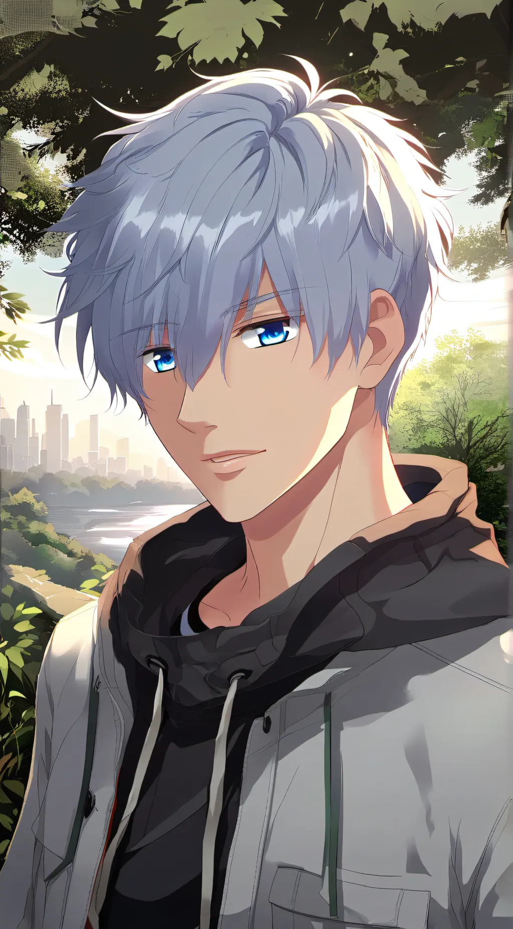 ai character: Itsuomi Nagi background