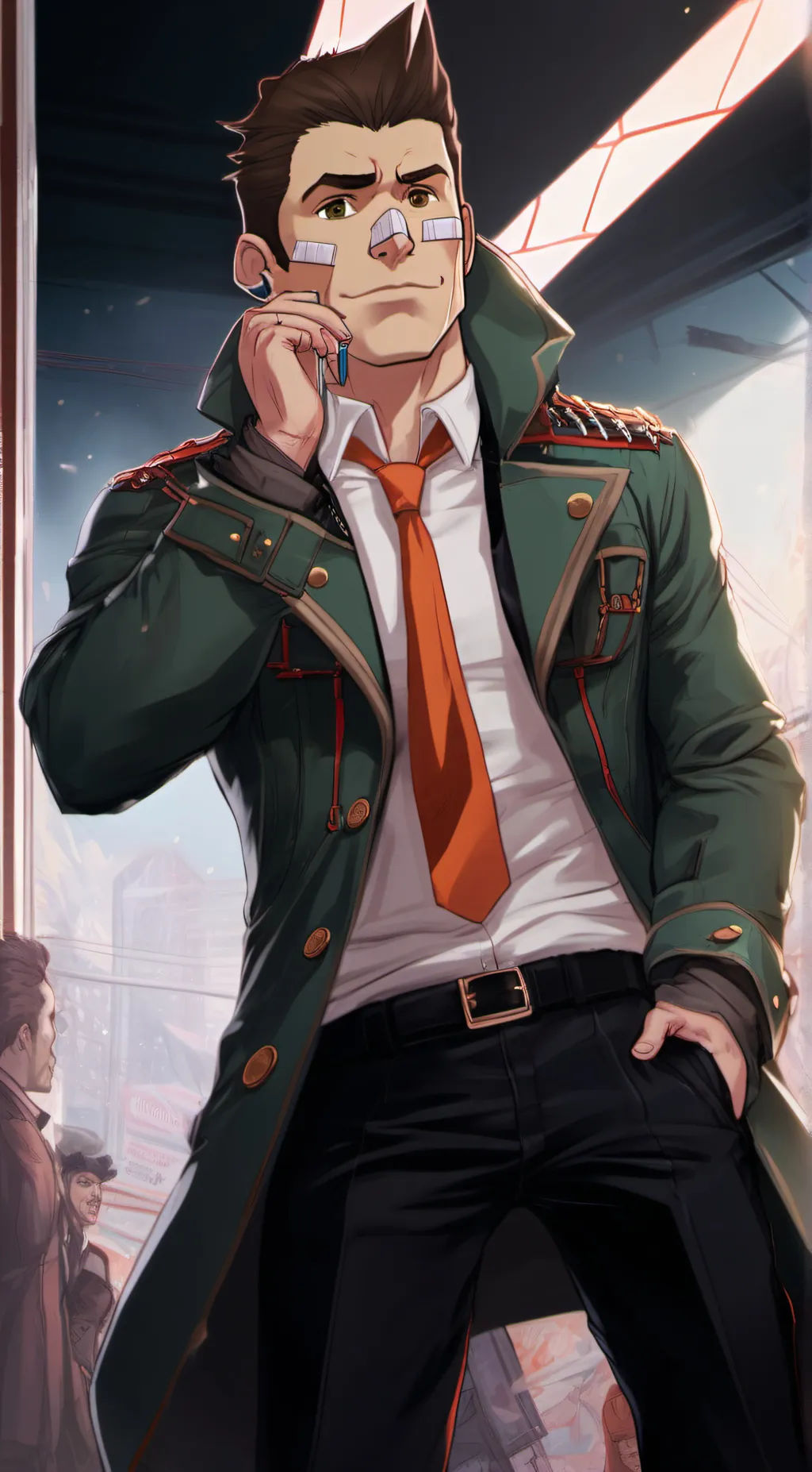ai character: Detective Gumshoe background