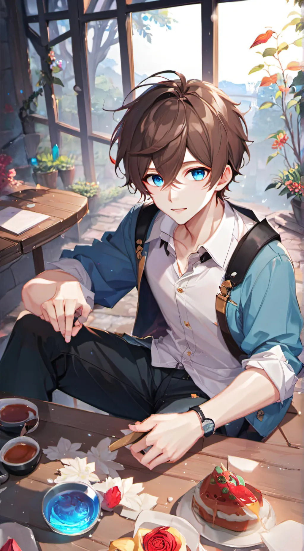 ai character: Michael~<3 background