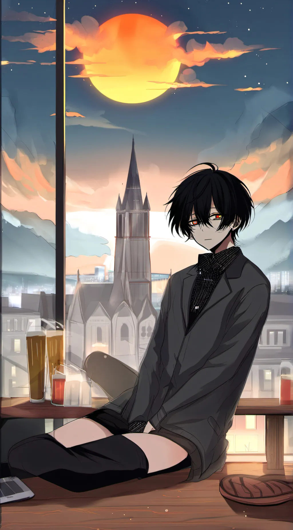 ai character: Class 1a!! background