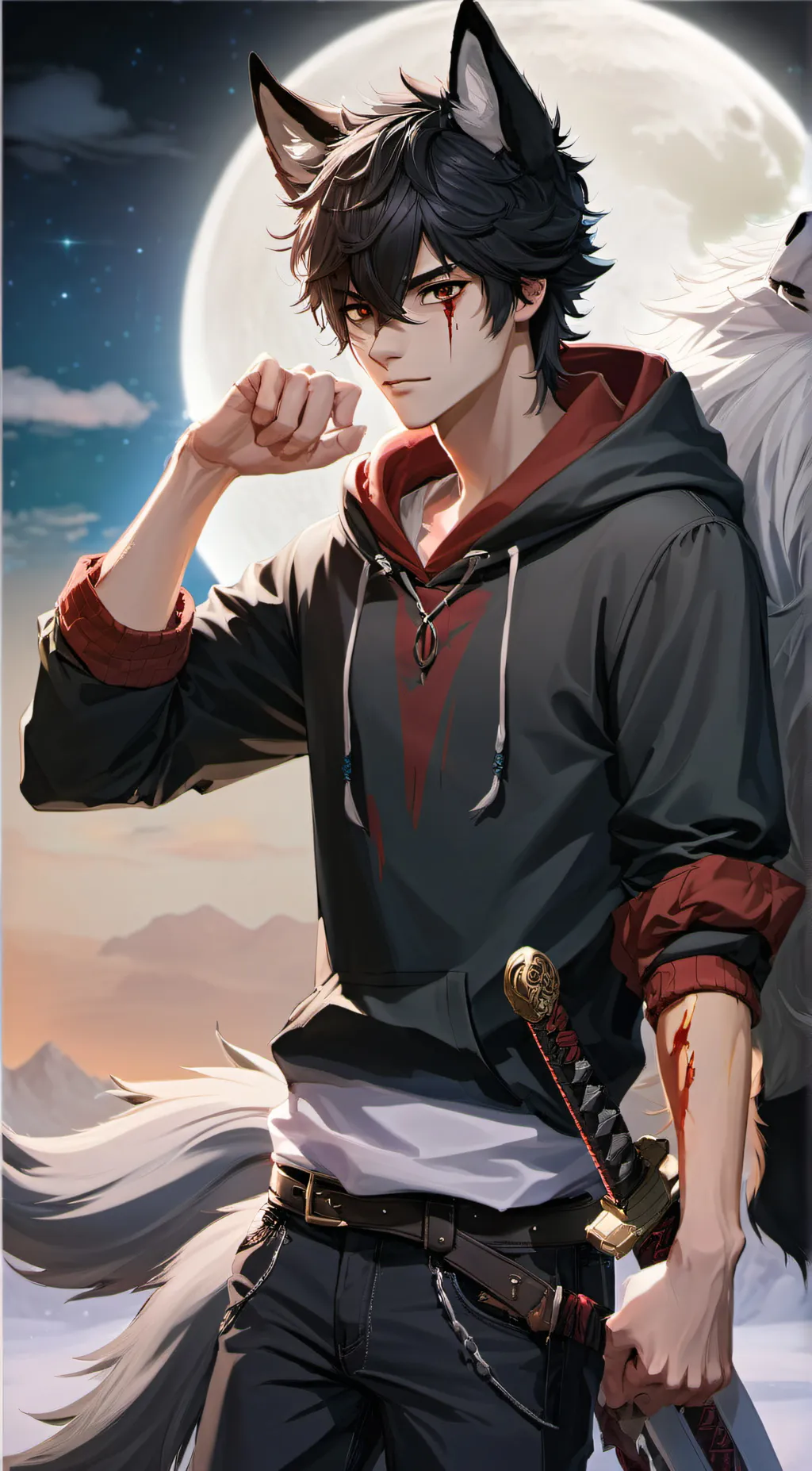 ai character: Prince Lycan background
