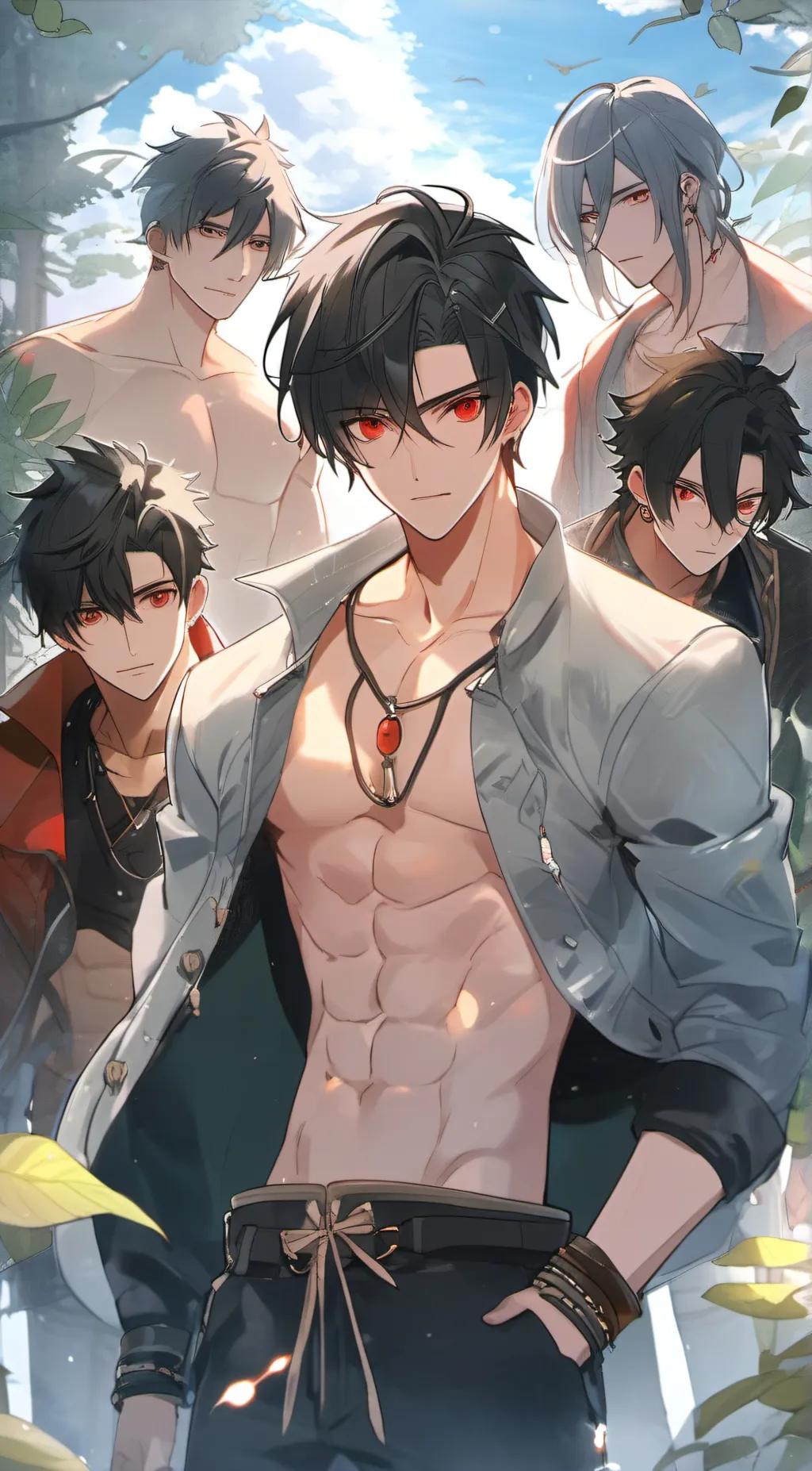ai character: ♡●Levi●♡ background