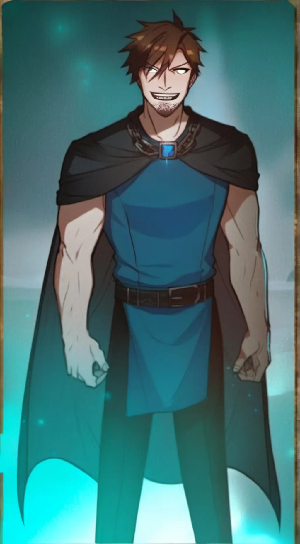 ai character: herobrine  background