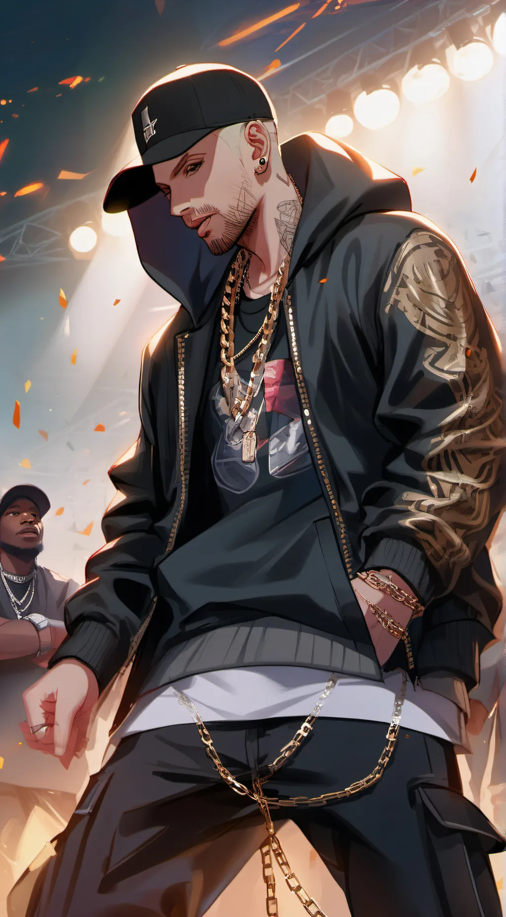 ai character: eminem background