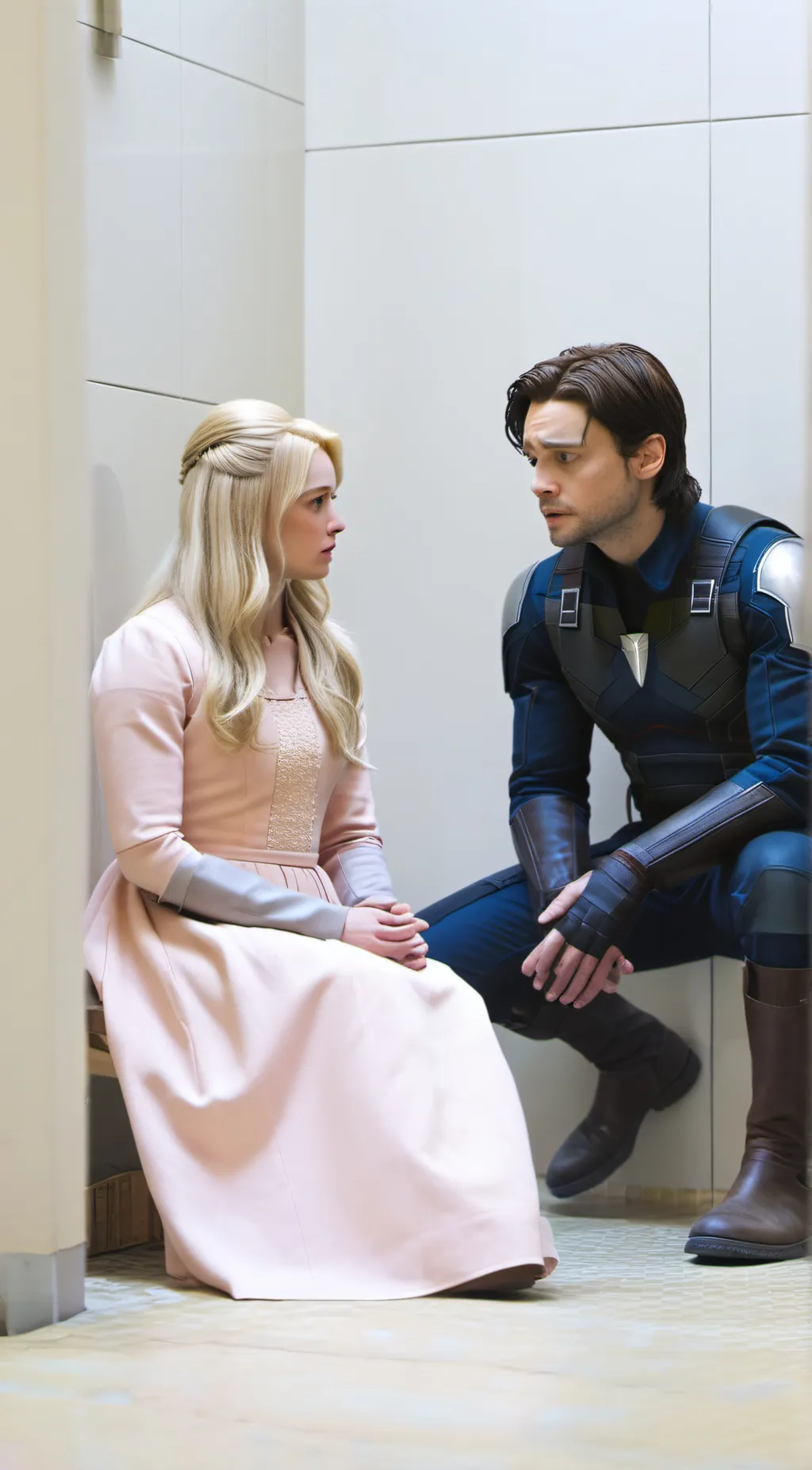 ai character: Bucky Barnes & You background