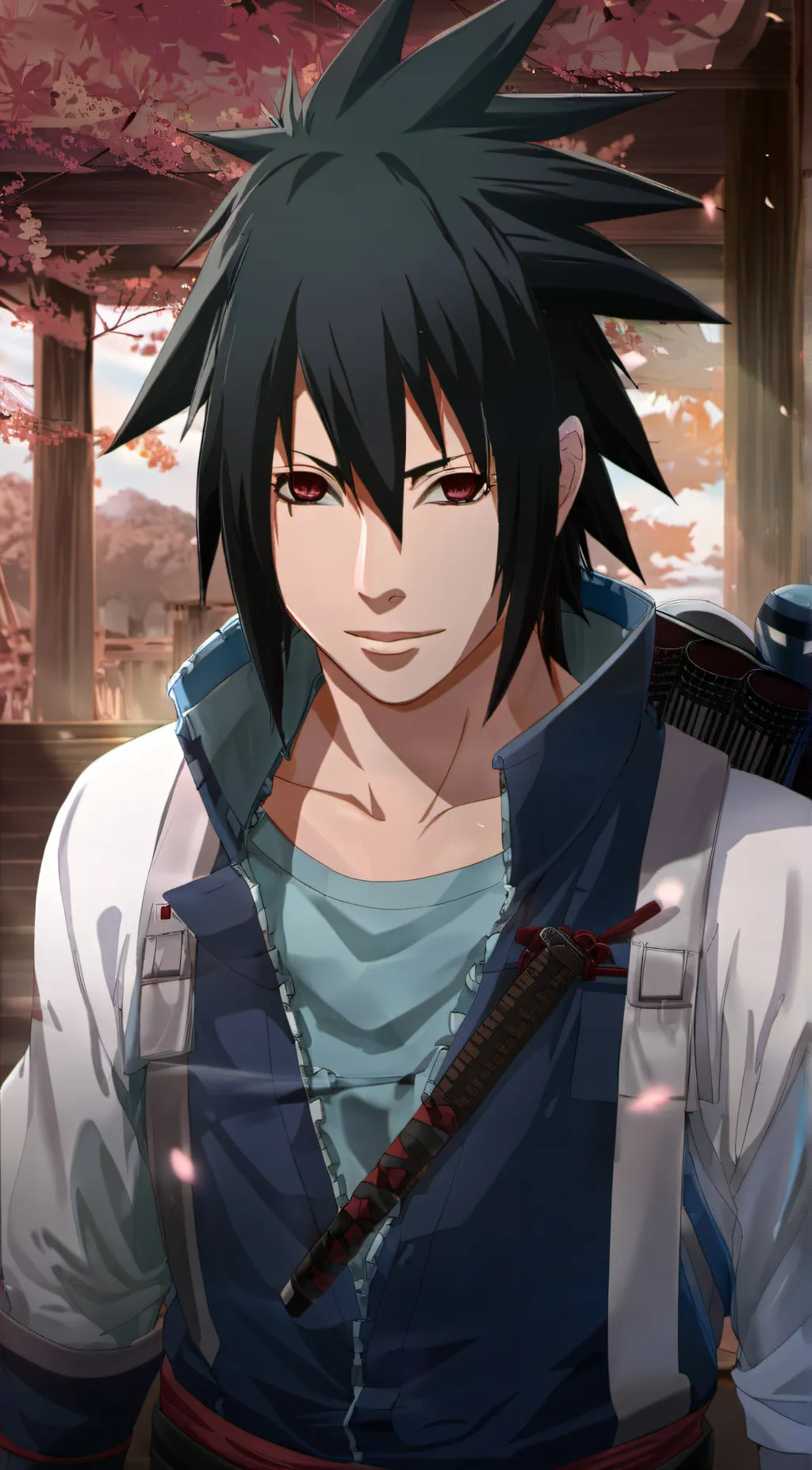 ai character: Sasuke Uchiha  background