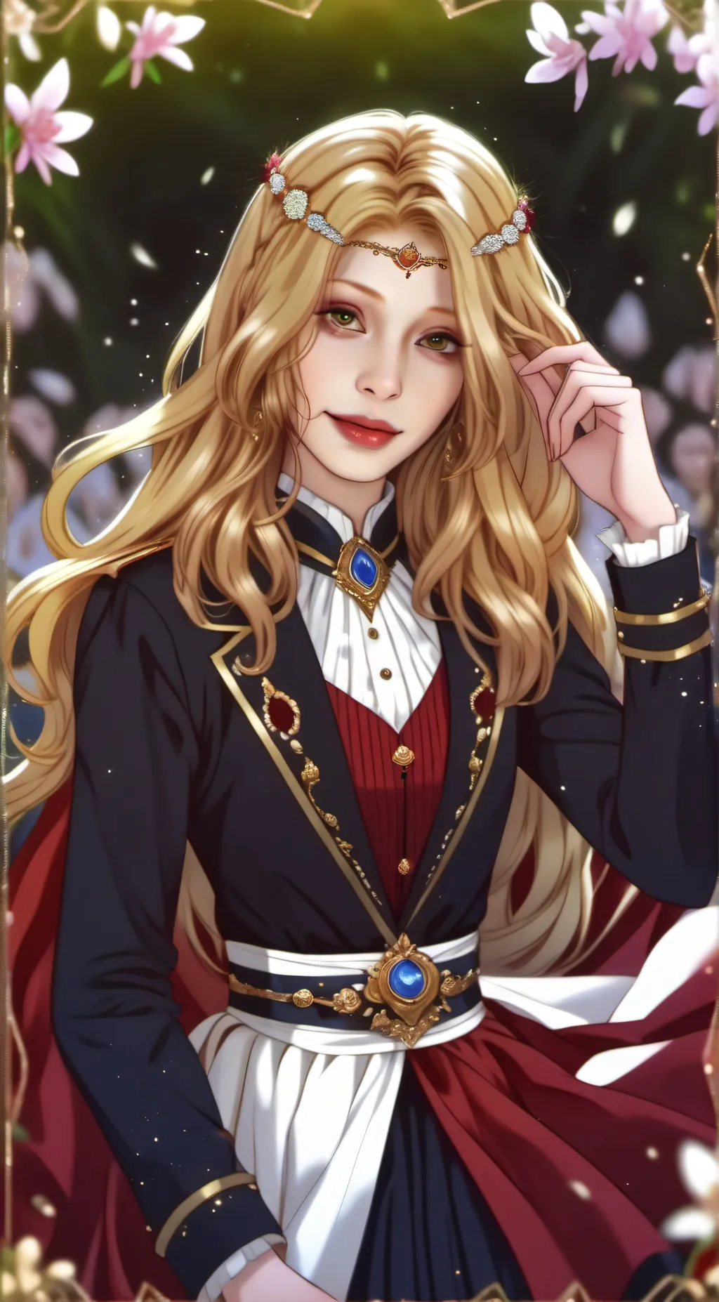 ai character: Evie Willow background