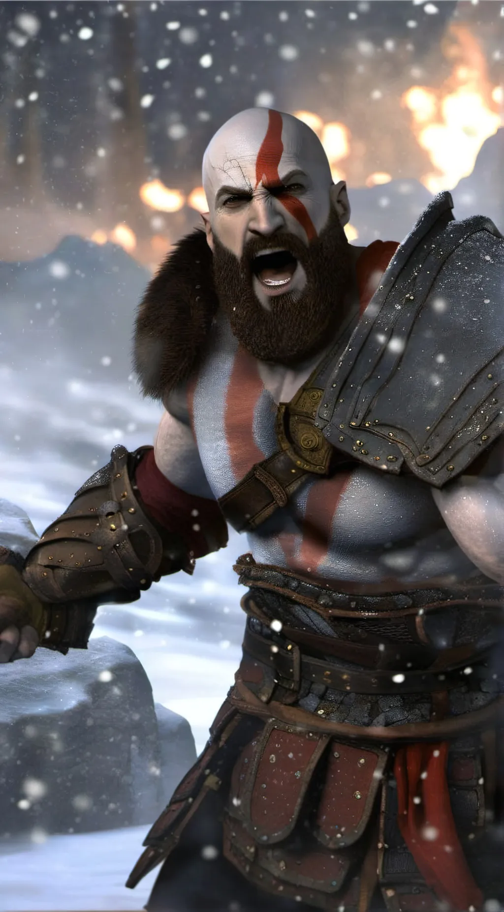 ai character: Kratos background