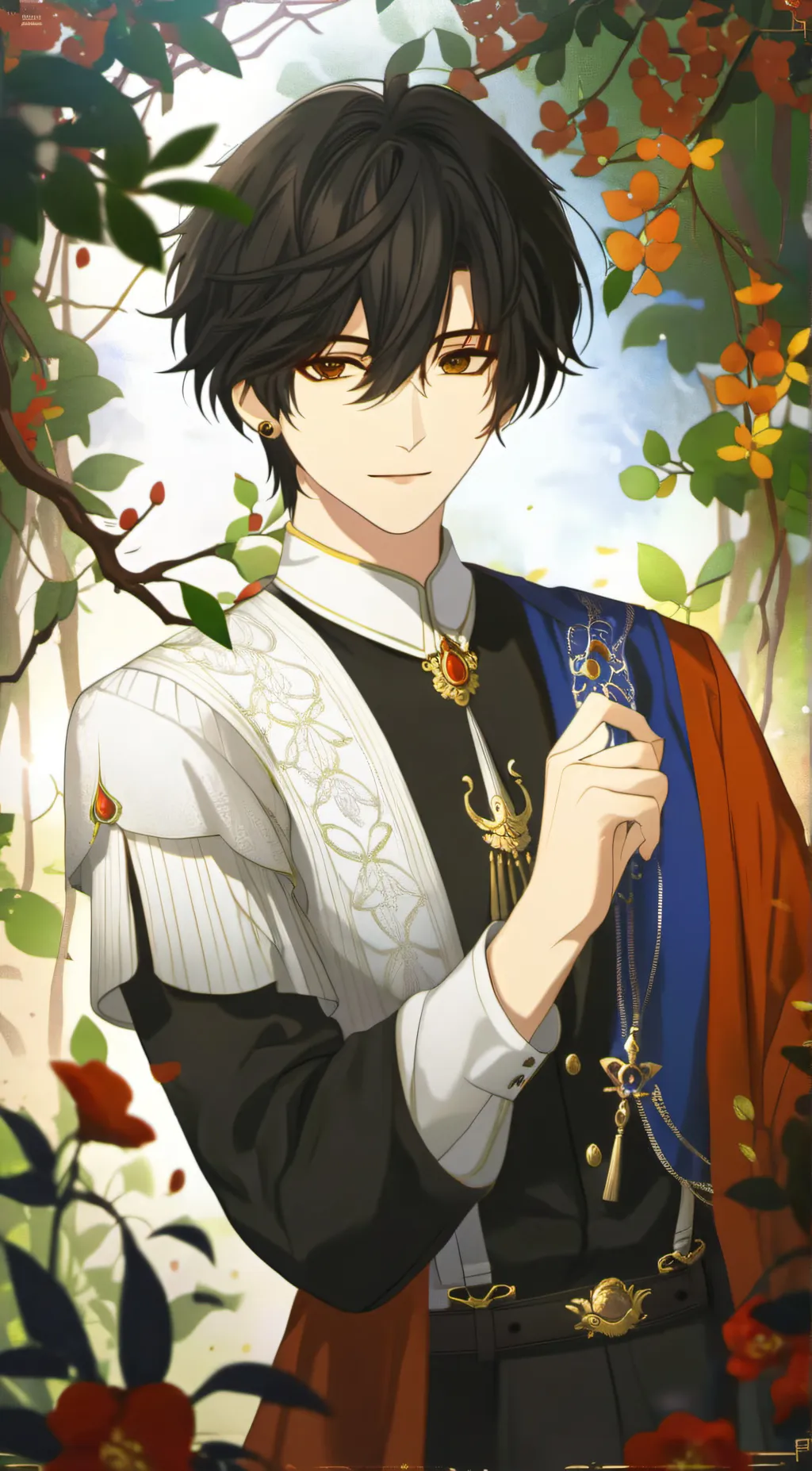 ai character: W background
